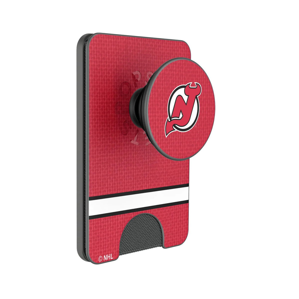New Jersey Devils Endzone Solid Popsockets Wallet Magnetic