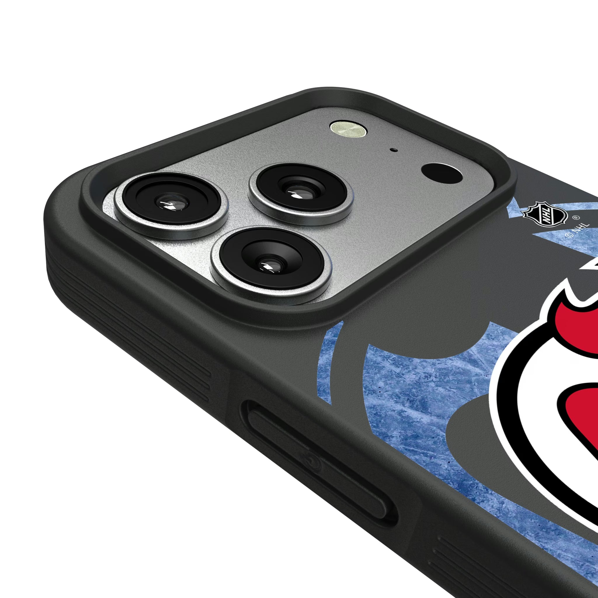 New Jersey Devils Ice Tilt iPhone Bump Phone Case for Apple iPhone - Detail#Device_iPhone 17 Pro