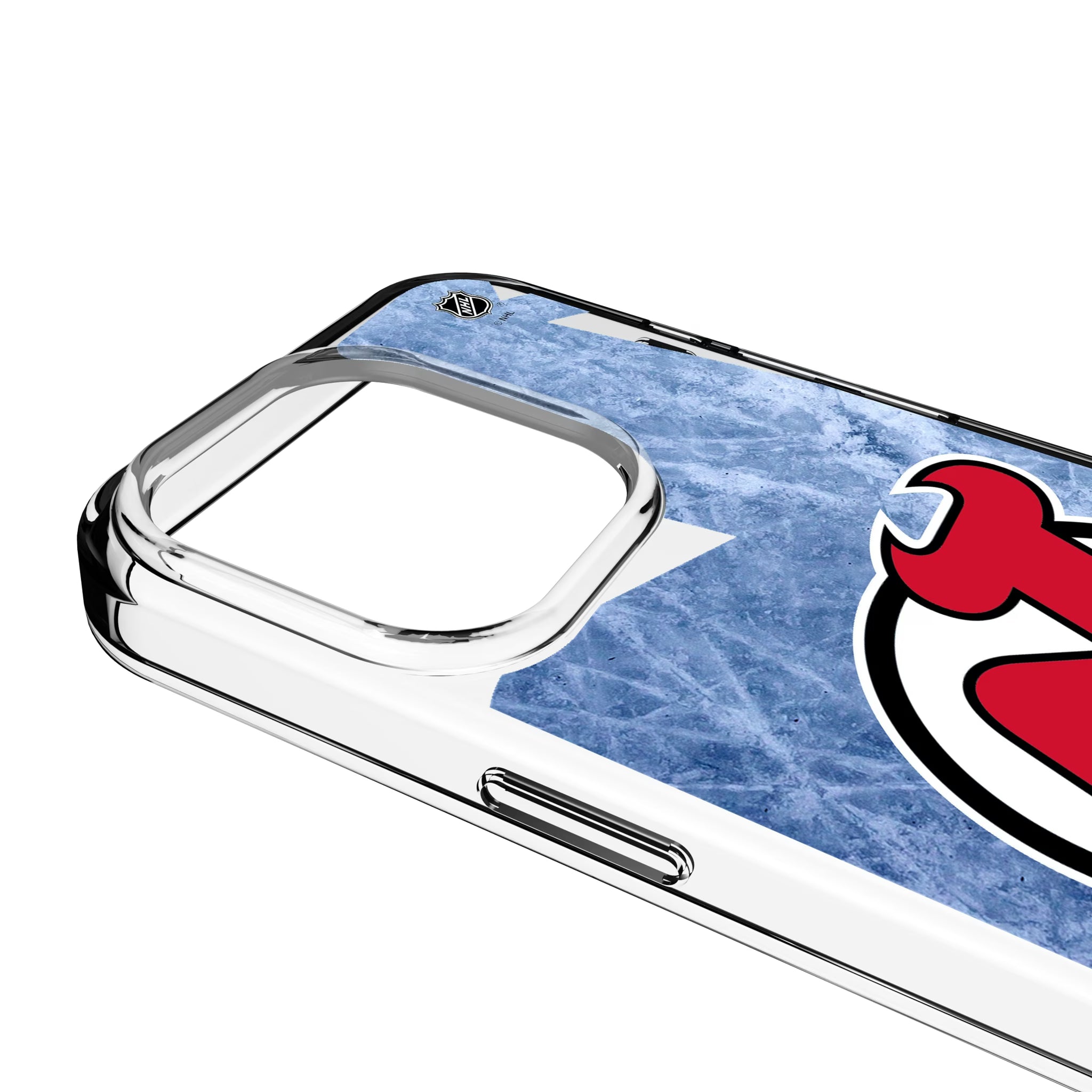 New Jersey Devils Ice Tilt iPhone Clear Phone Case for Apple iPhone - Detail