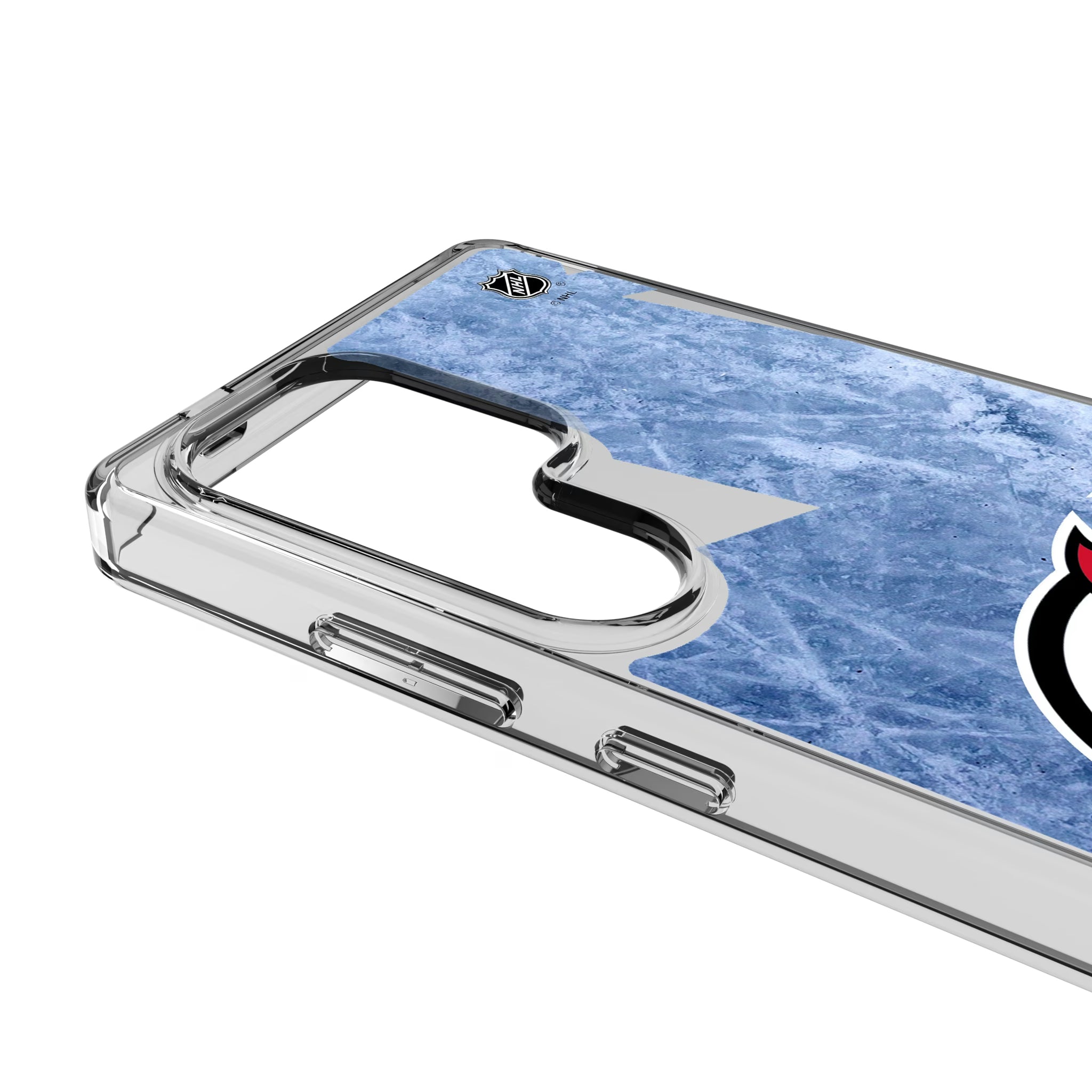 New Jersey Devils Ice Tilt Galaxy Clear Phone Case for Samsung Galaxy - Detail