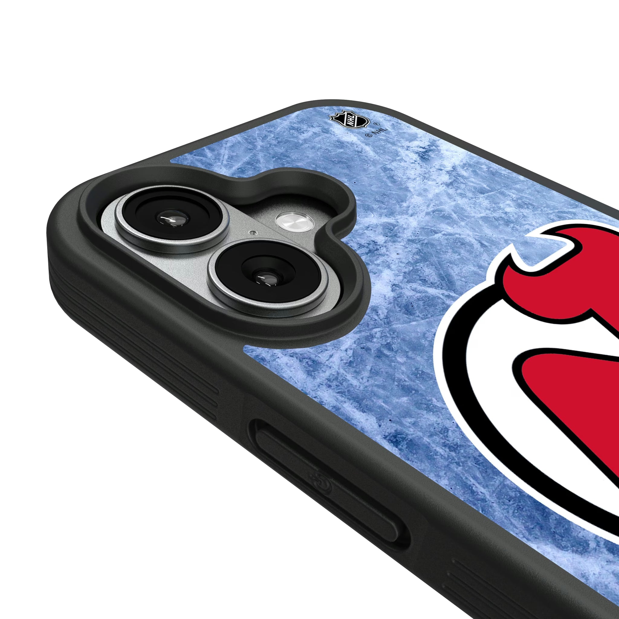 New Jersey Devils Ice Wordmark iPhone Bump Phone Case for Apple iPhone - Detail#Device_iPhone 17