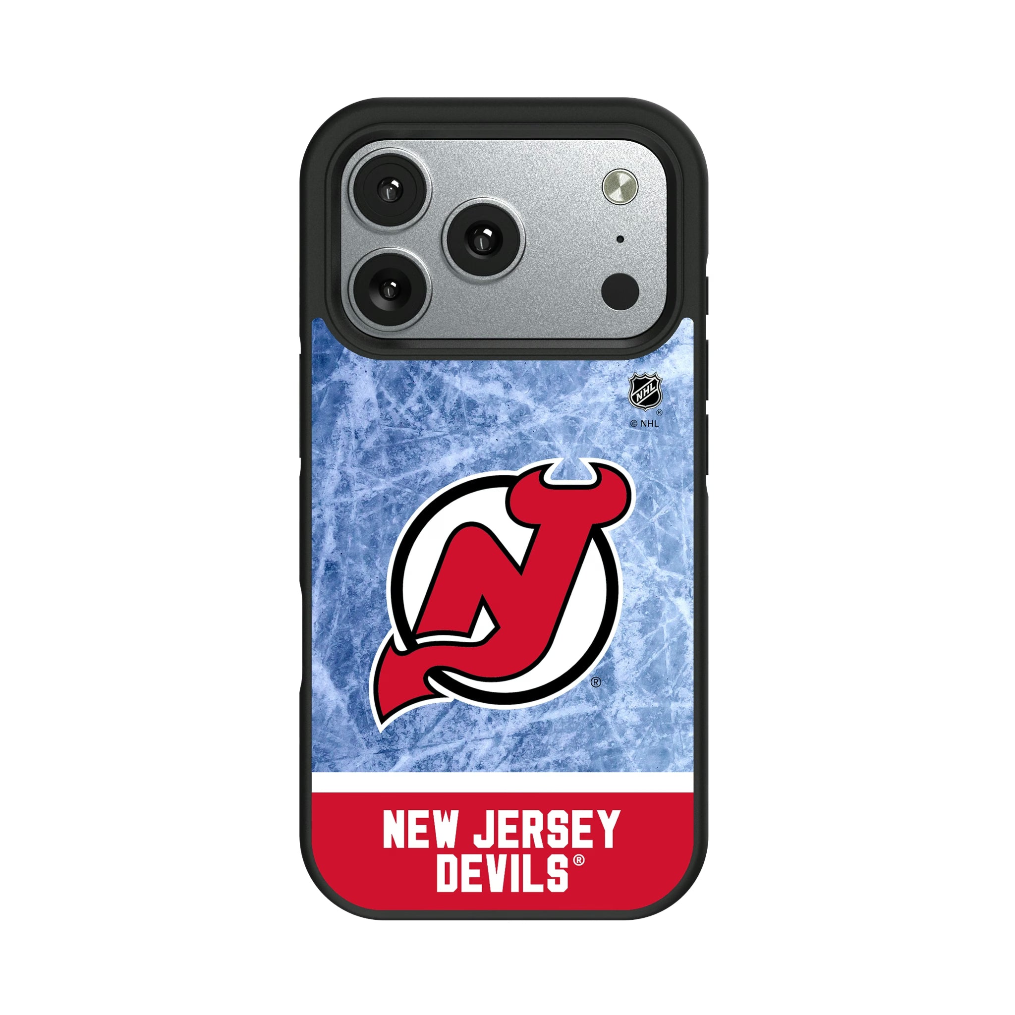 New Jersey Devils Ice Wordmark iPhone Bump Phone Case for Apple iPhone#Device_iPhone 17 Pro
