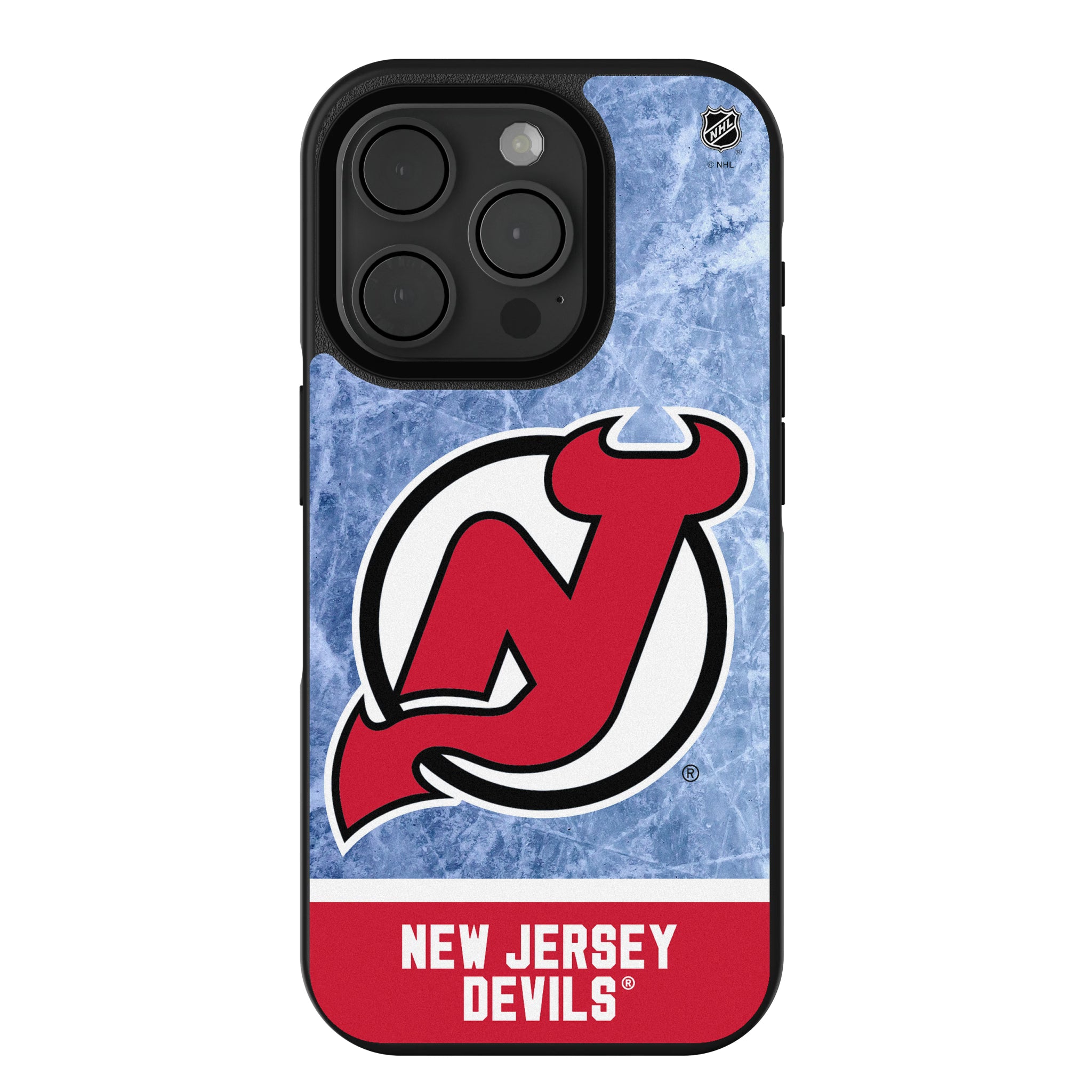 New Jersey Devils Ice Wordmark iPhone Bump Phone Case for Apple iPhone