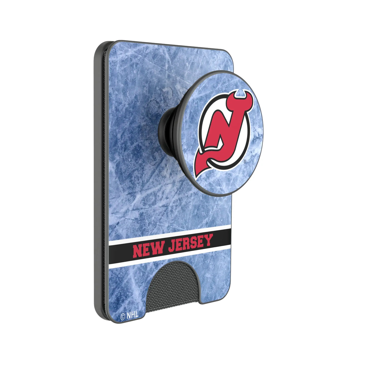 New Jersey Devils Ice Wordmark Popsockets Wallet Magnetic