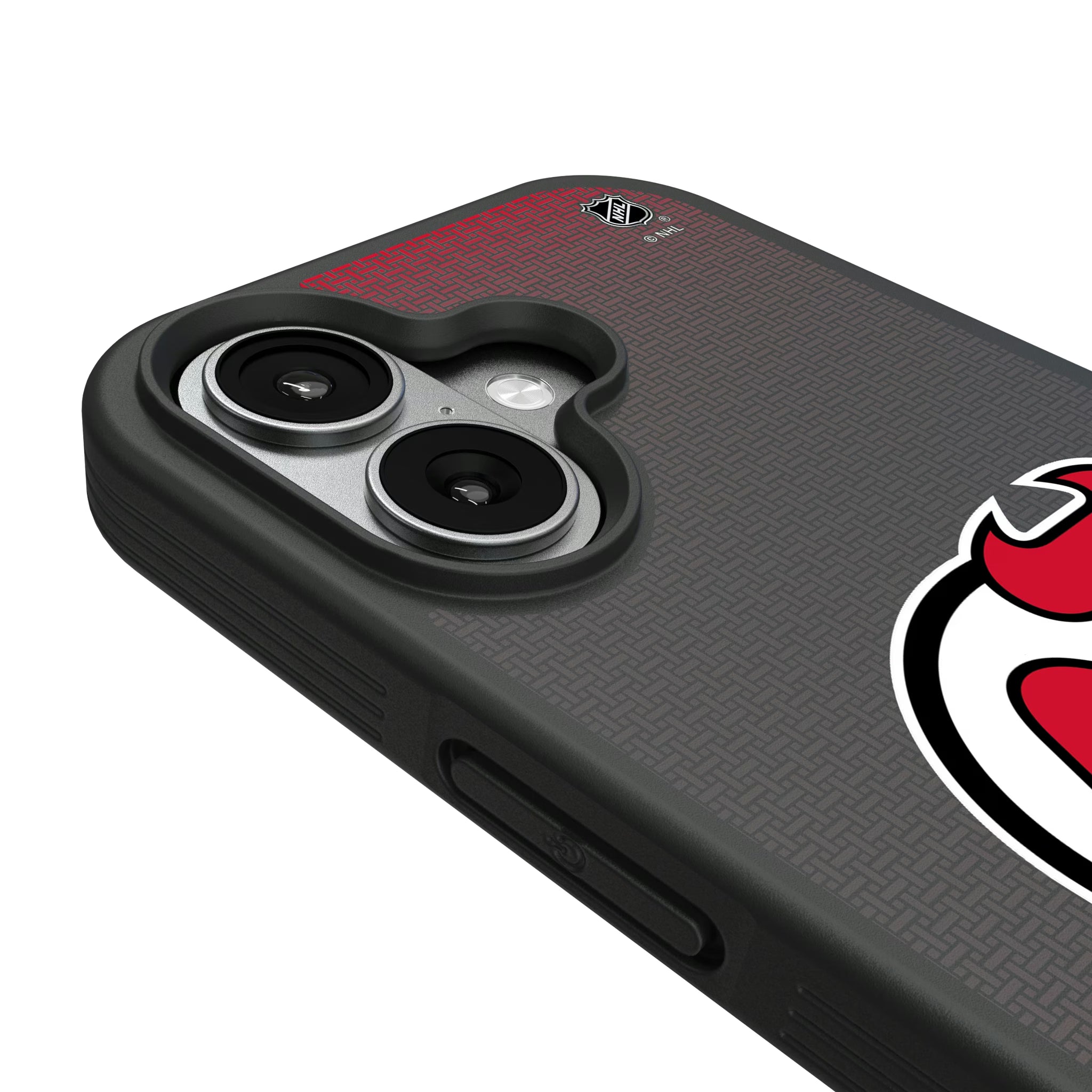 New Jersey Devils Linen iPhone Bump Phone Case for Apple iPhone - Detail#Device_iPhone 17