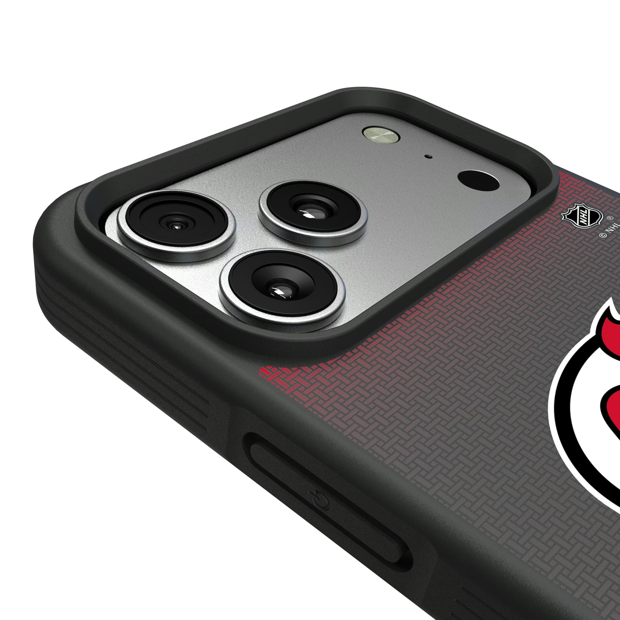 New Jersey Devils Linen iPhone Bump Phone Case for Apple iPhone - Detail#Device_iPhone 17 Pro Max