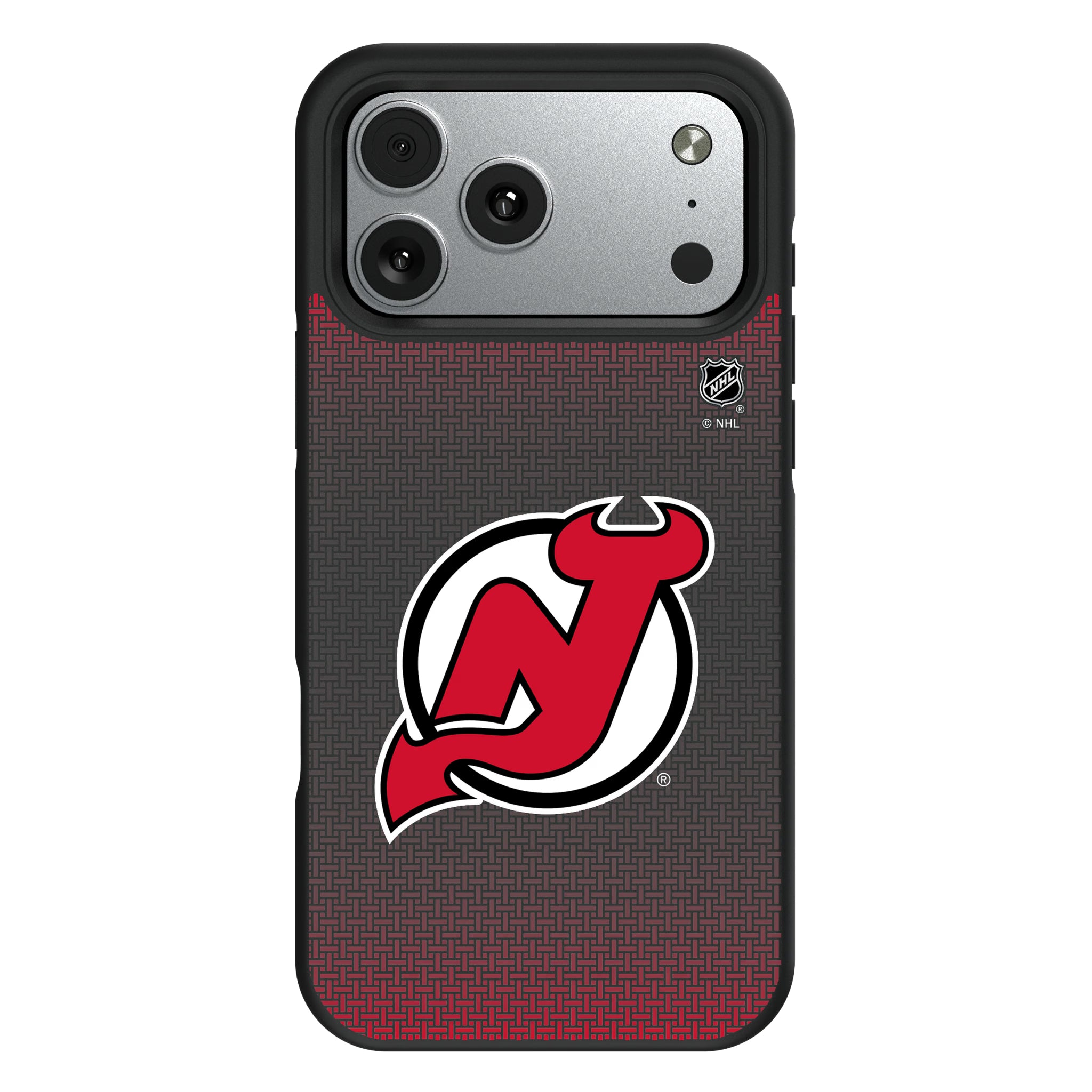 New Jersey Devils Linen iPhone Bump Phone Case for Apple iPhone#Device_iPhone 17 Pro Max