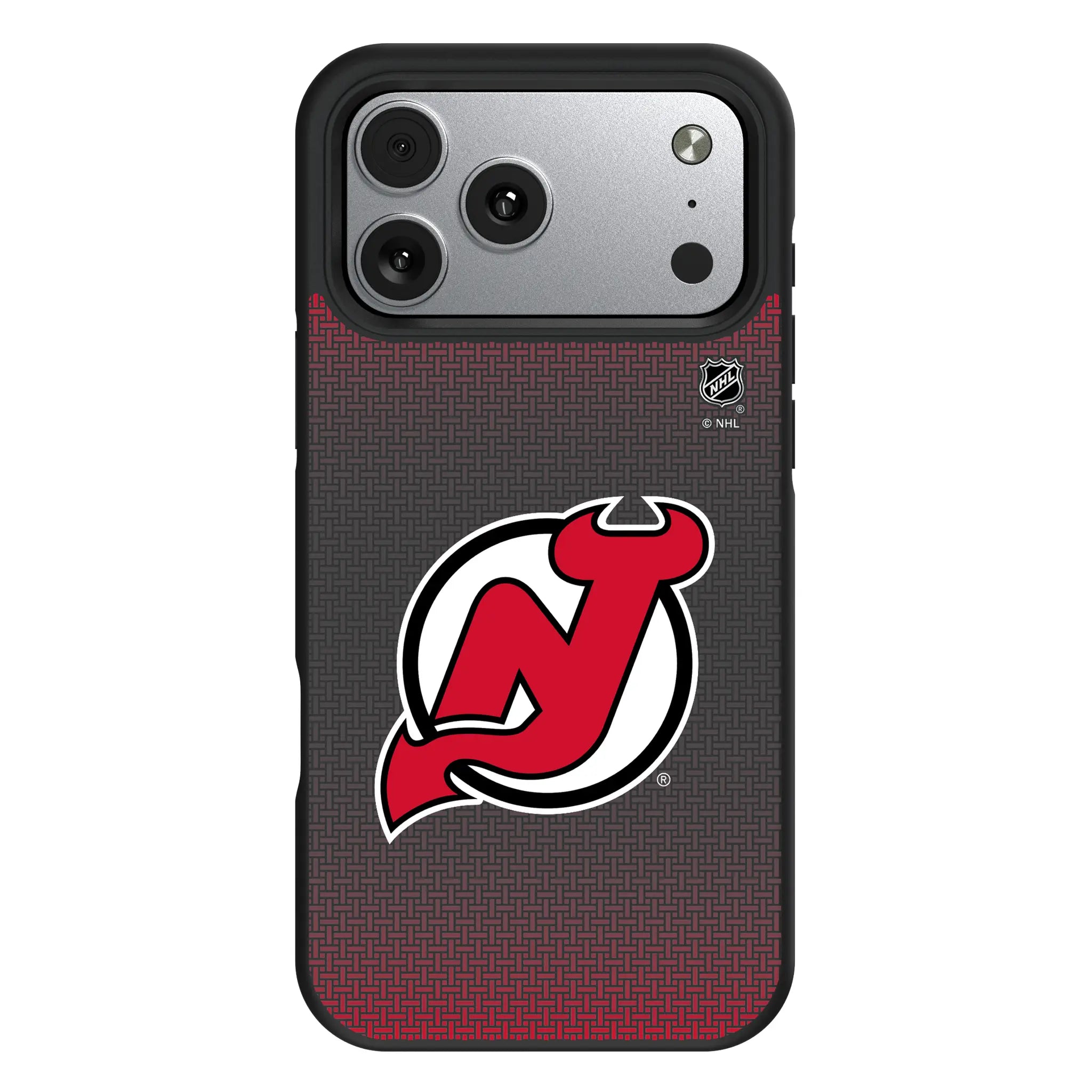 New Jersey Devils Linen iPhone Bump Phone Case for Apple iPhone#Device_iPhone 17 Pro Max