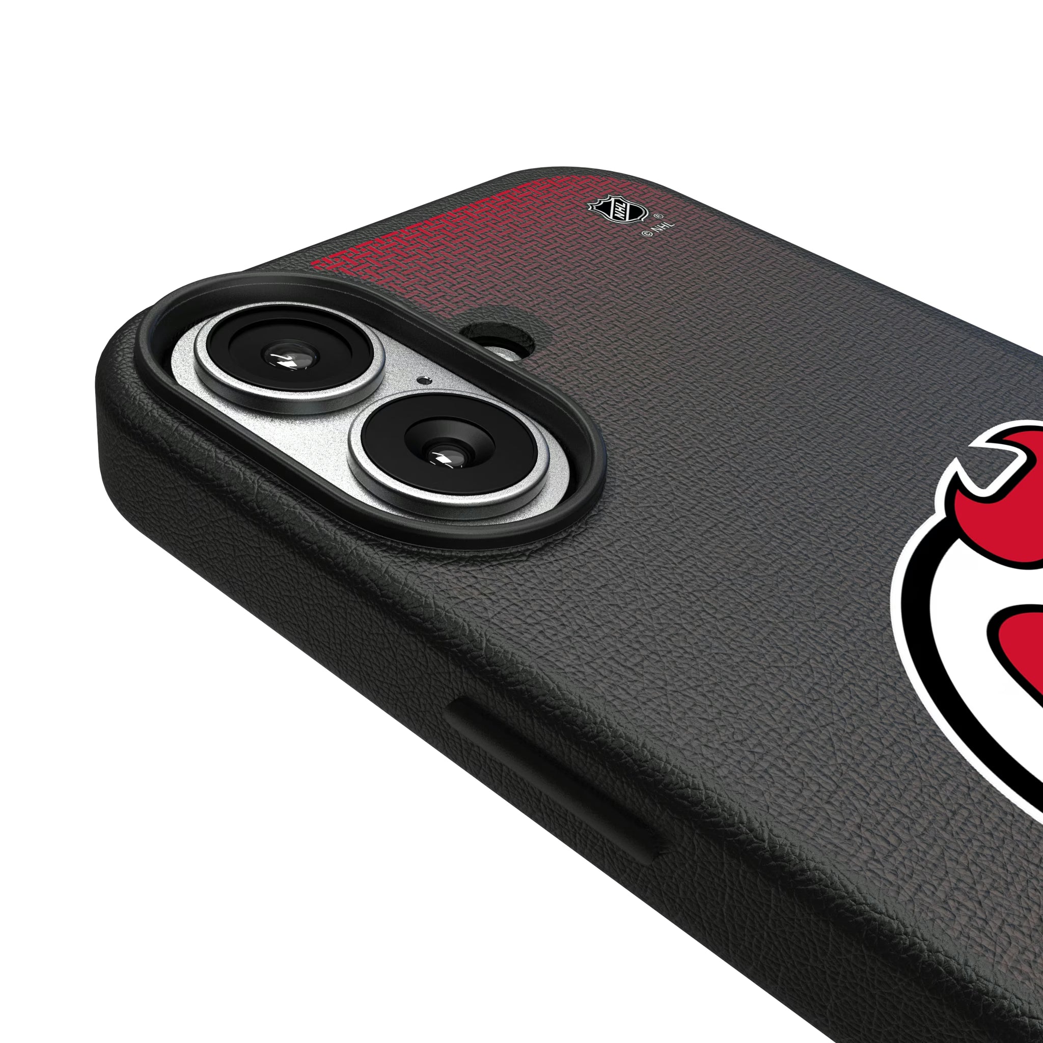 New Jersey Devils Linen iPhone MagSafe Compatible Phone Case for Apple iPhone - Detail#Device_iPhone 17