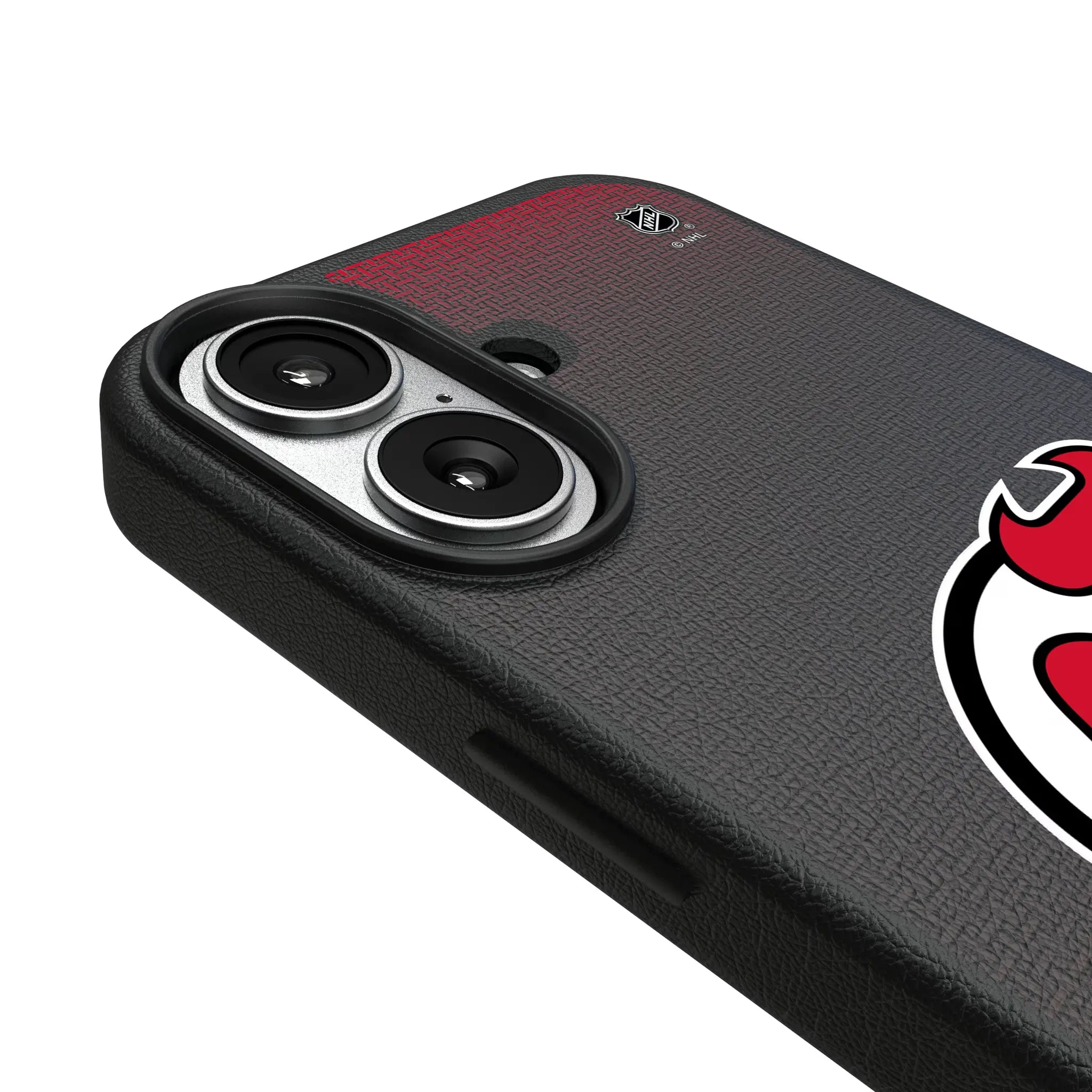 New Jersey Devils Linen iPhone MagSafe Compatible Phone Case for Apple iPhone - Detail#Device_iPhone 17