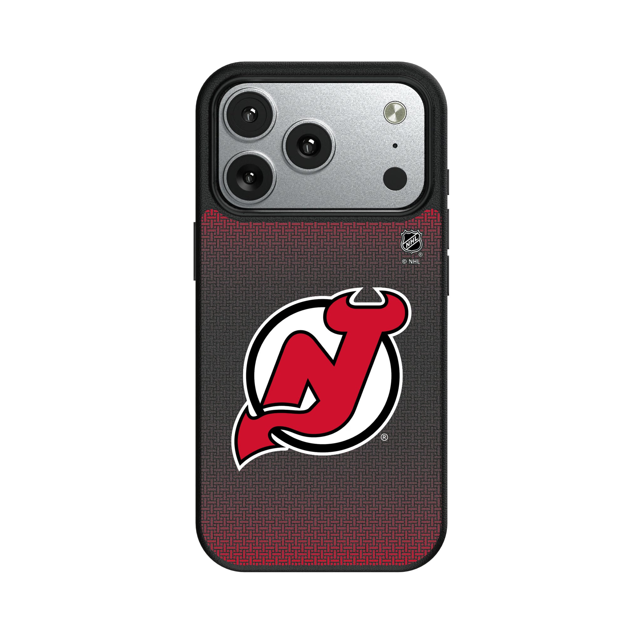 New Jersey Devils Linen iPhone MagSafe Compatible Phone Case for Apple iPhone#Device_iPhone 17 Pro