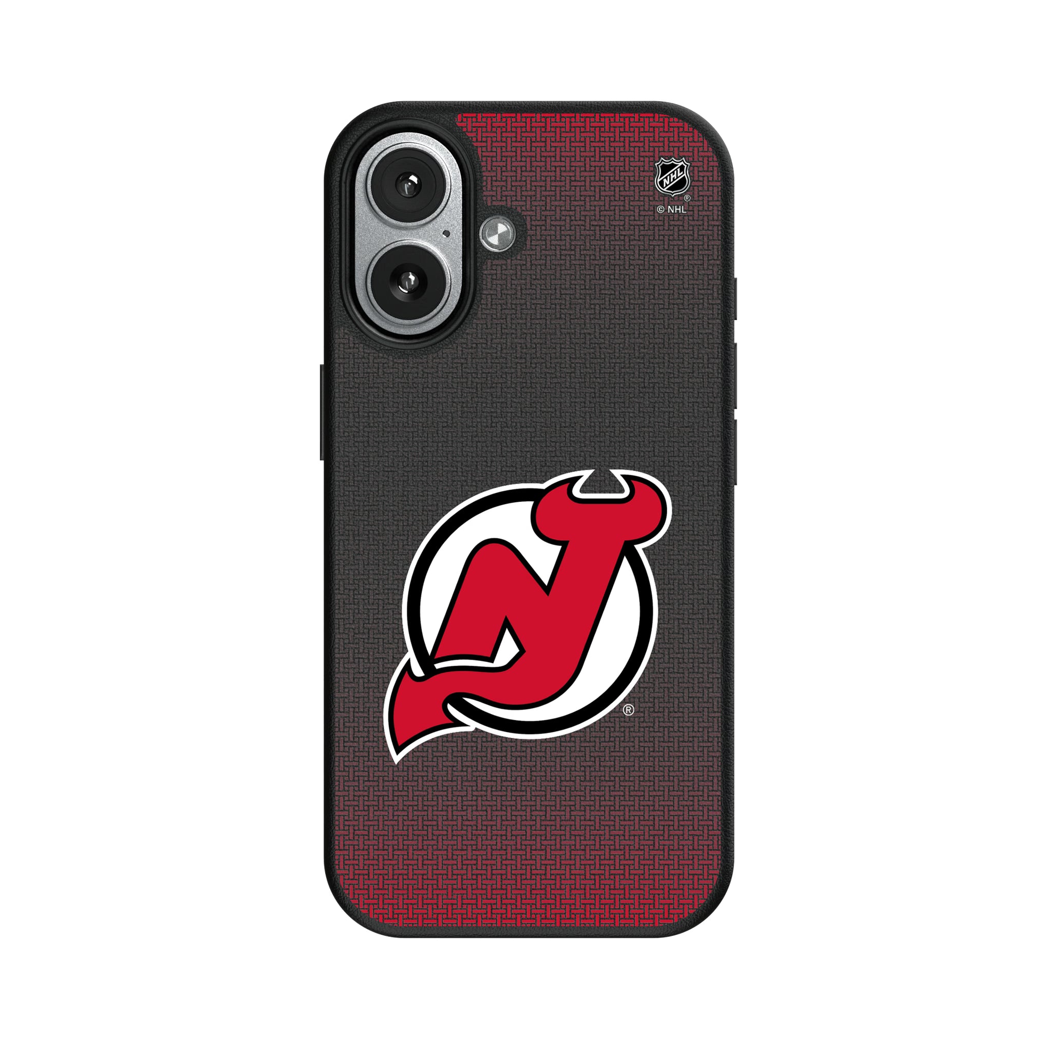 New Jersey Devils Linen iPhone MagSafe Compatible Phone Case for Apple iPhone#Device_iPhone 17