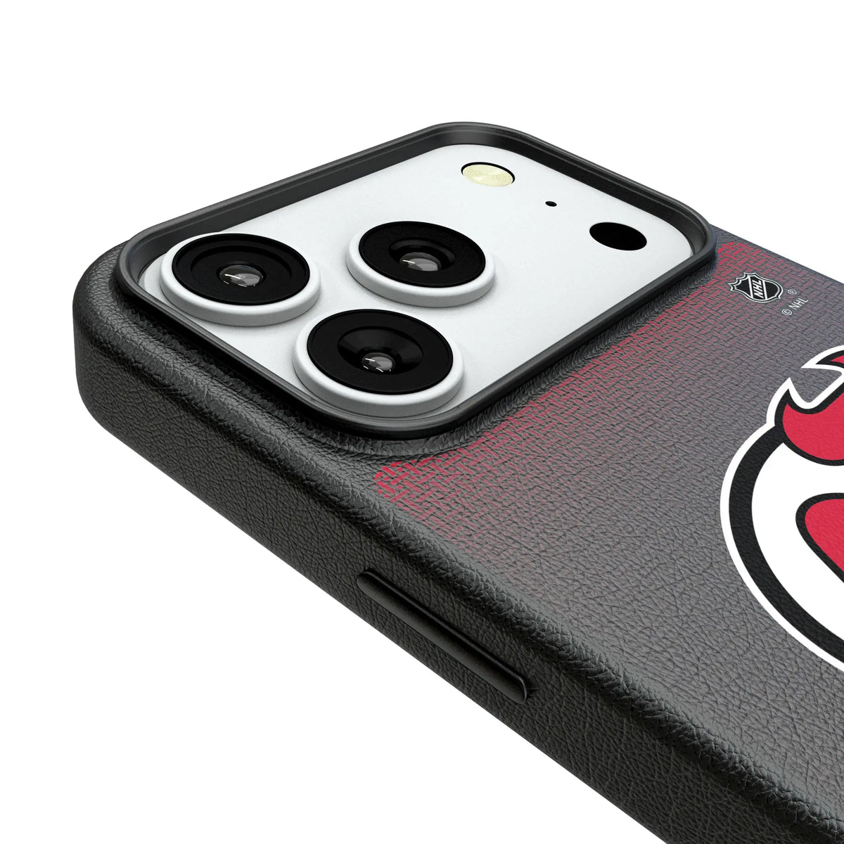 New Jersey Devils Linen iPhone MagSafe Compatible Phone Case for Apple iPhone - Detail#Device_iPhone 18 Pro