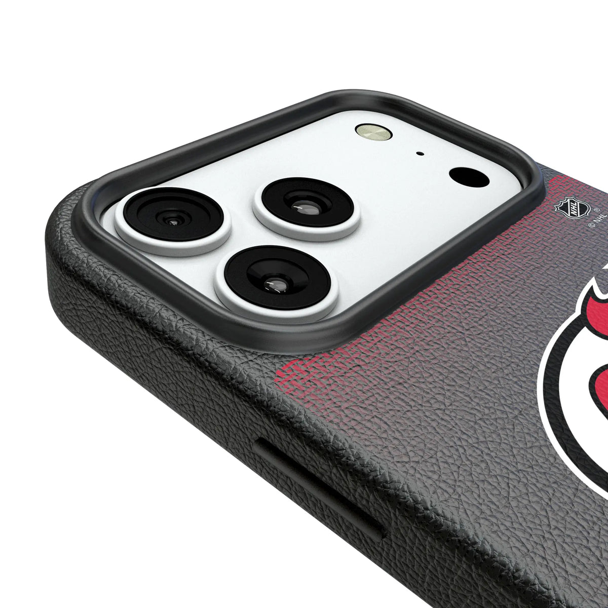 New Jersey Devils Linen iPhone MagSafe Compatible Phone Case for Apple iPhone - Detail#Device_iPhone 18 Pro Max