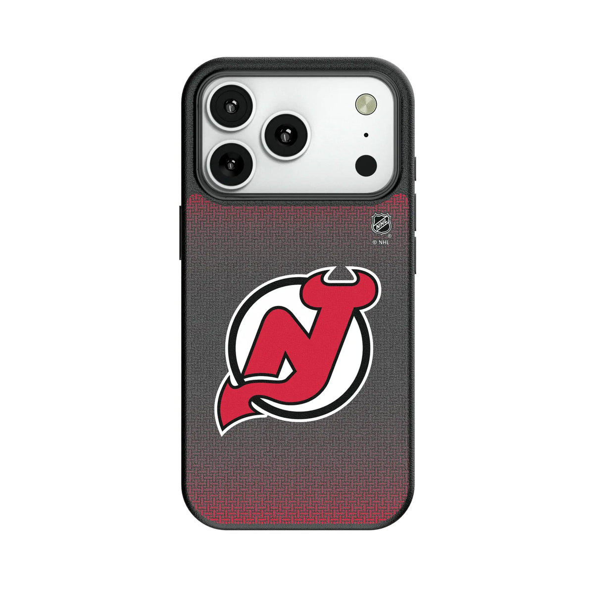 New Jersey Devils Linen MagSafe Compatible Phone Case for Apple iPhone