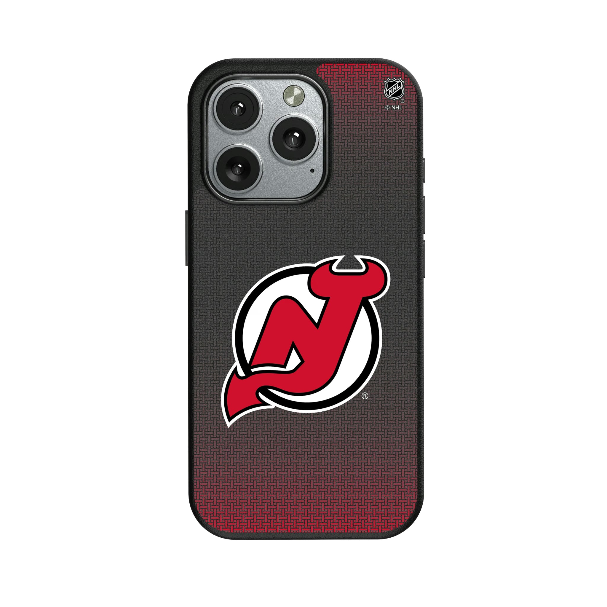 New Jersey Devils Linen iPhone MagSafe Compatible Phone Case for Apple iPhone