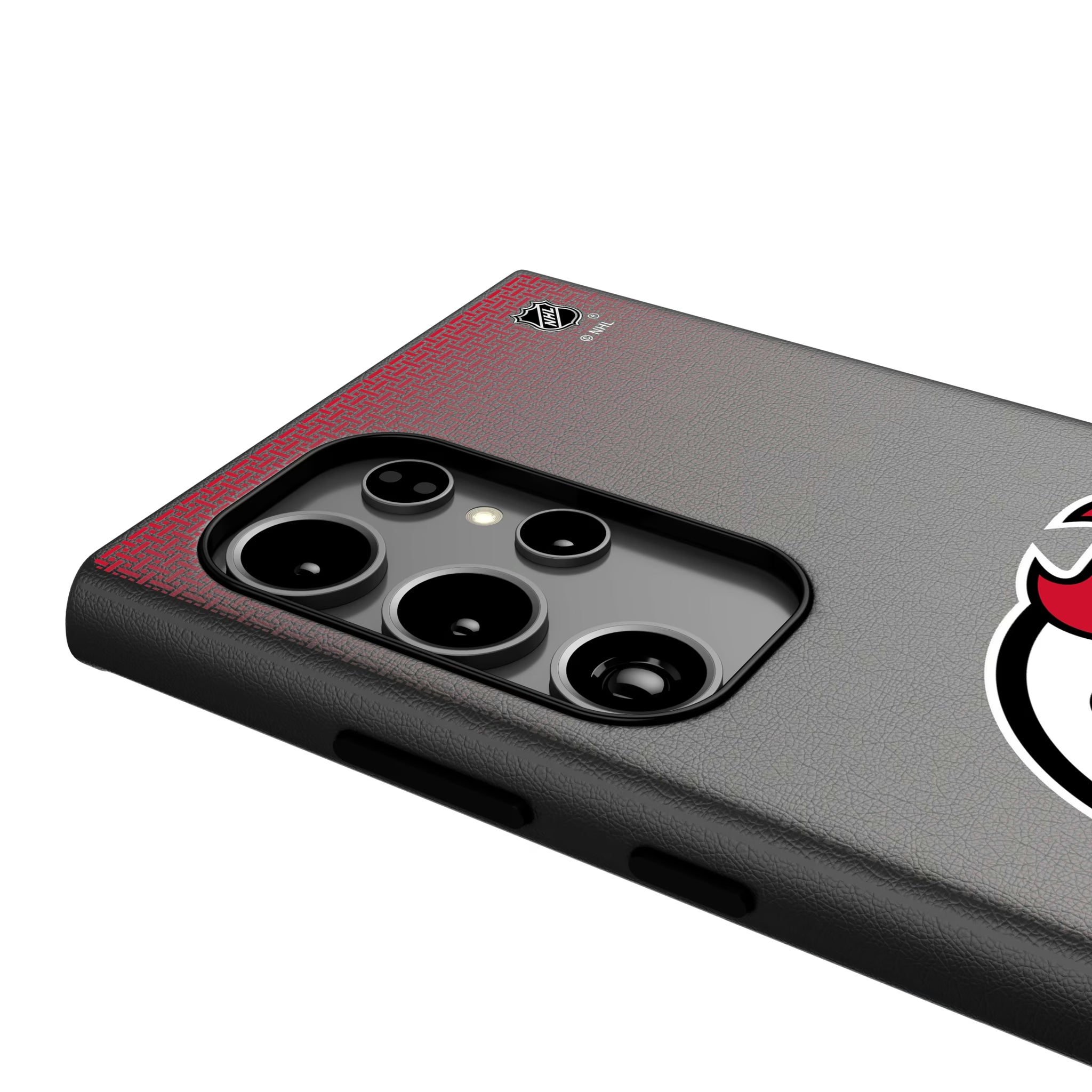 New Jersey Devils Linen Galaxy MagSafe Compatible Phone Case for Samsung Galaxy - Detail
