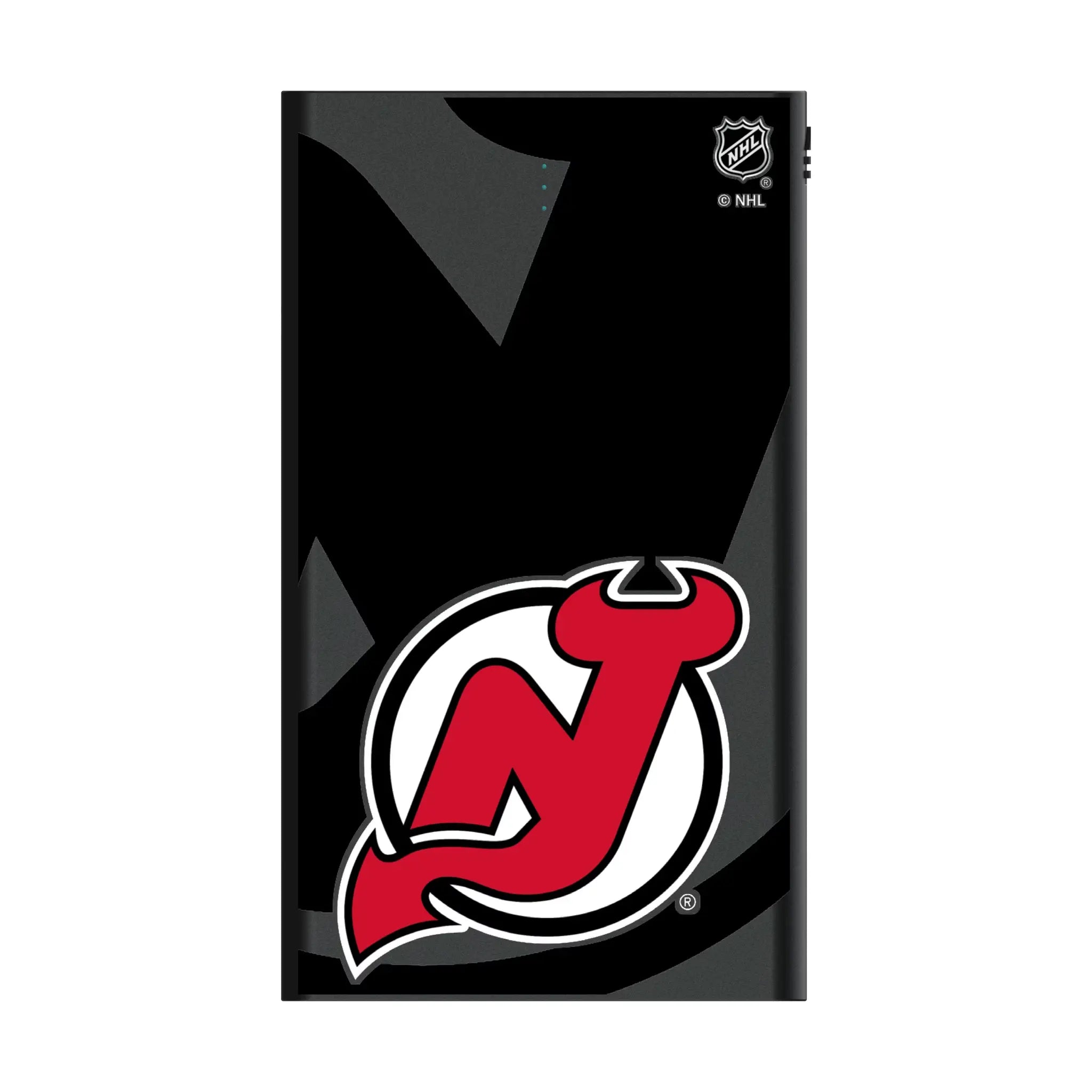 New Jersey Devils Monocolor Tilt 5000mAh Flat Power Bank