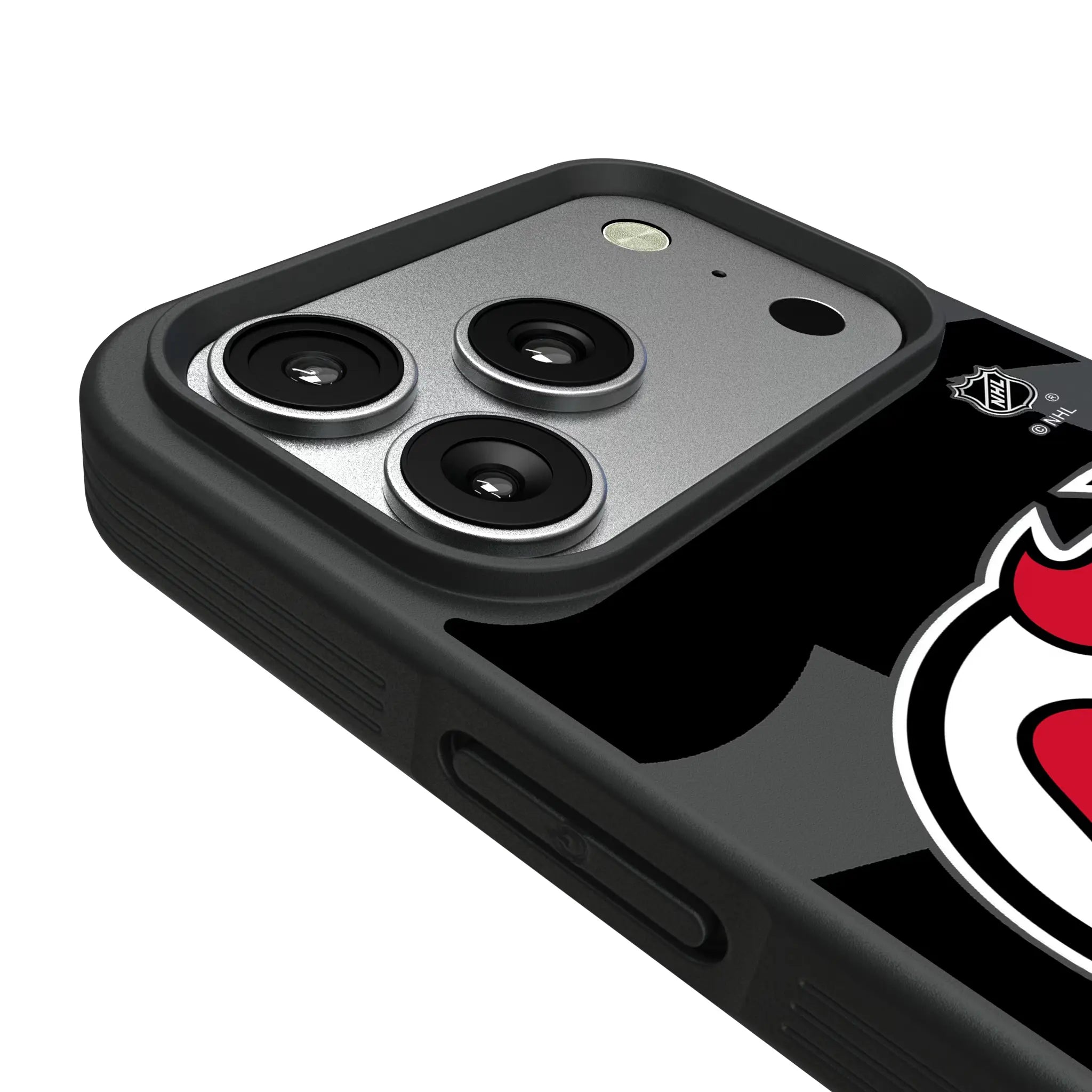 New Jersey Devils Monocolor Tilt iPhone Bump Phone Case for Apple iPhone - Detail#Device_iPhone 17 Pro
