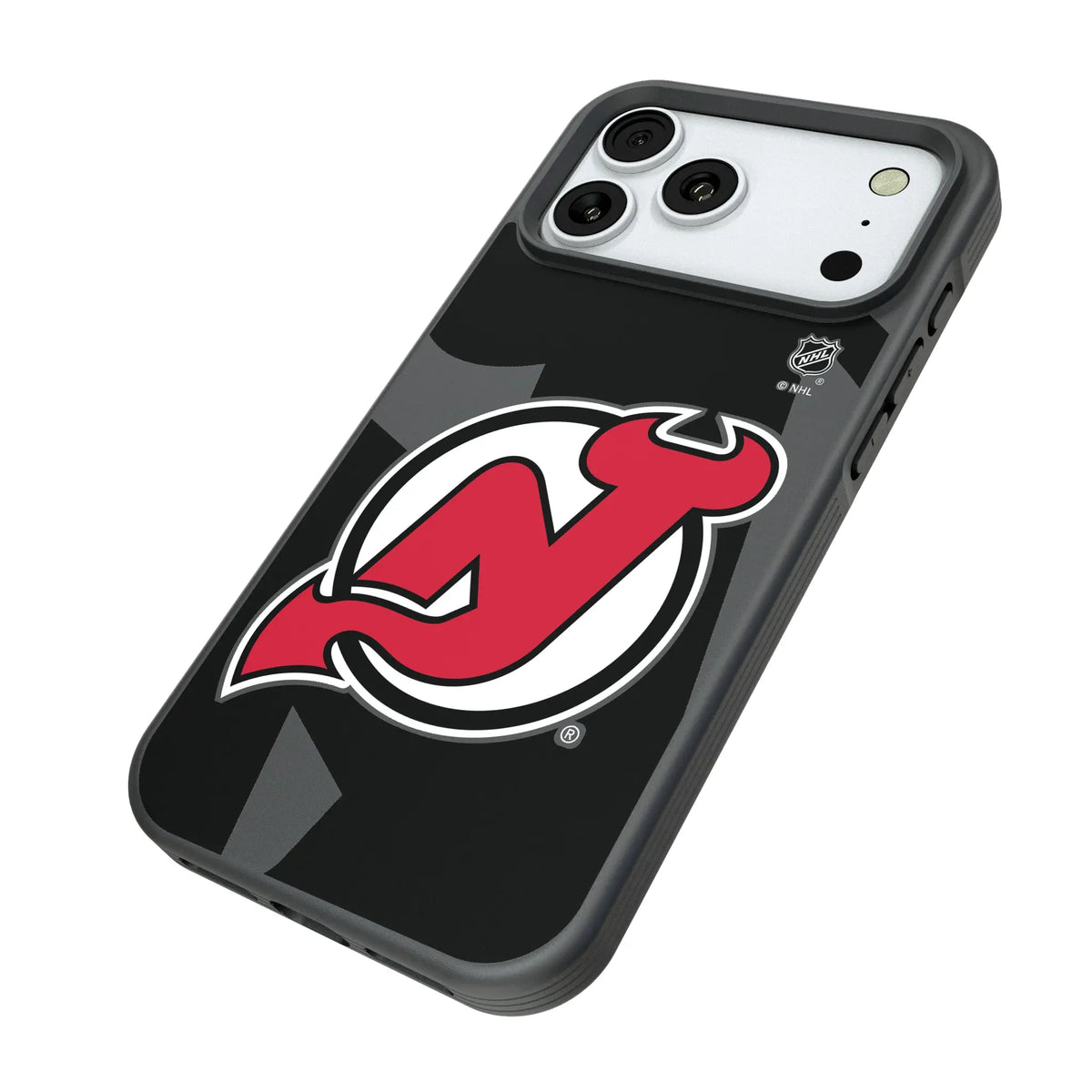 New Jersey Devils Monocolor Tilt iPhone Bump Phone Case for Apple iPhone - Isometric View#Device_iPhone 18 Pro Max