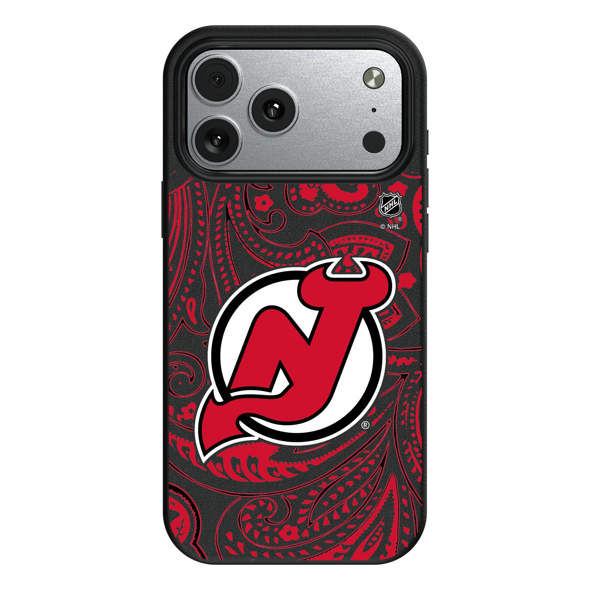 New Jersey Devils Paisley iPhone MagSafe Compatible Phone Case for Apple iPhone#Device_iPhone 17 Pro Max