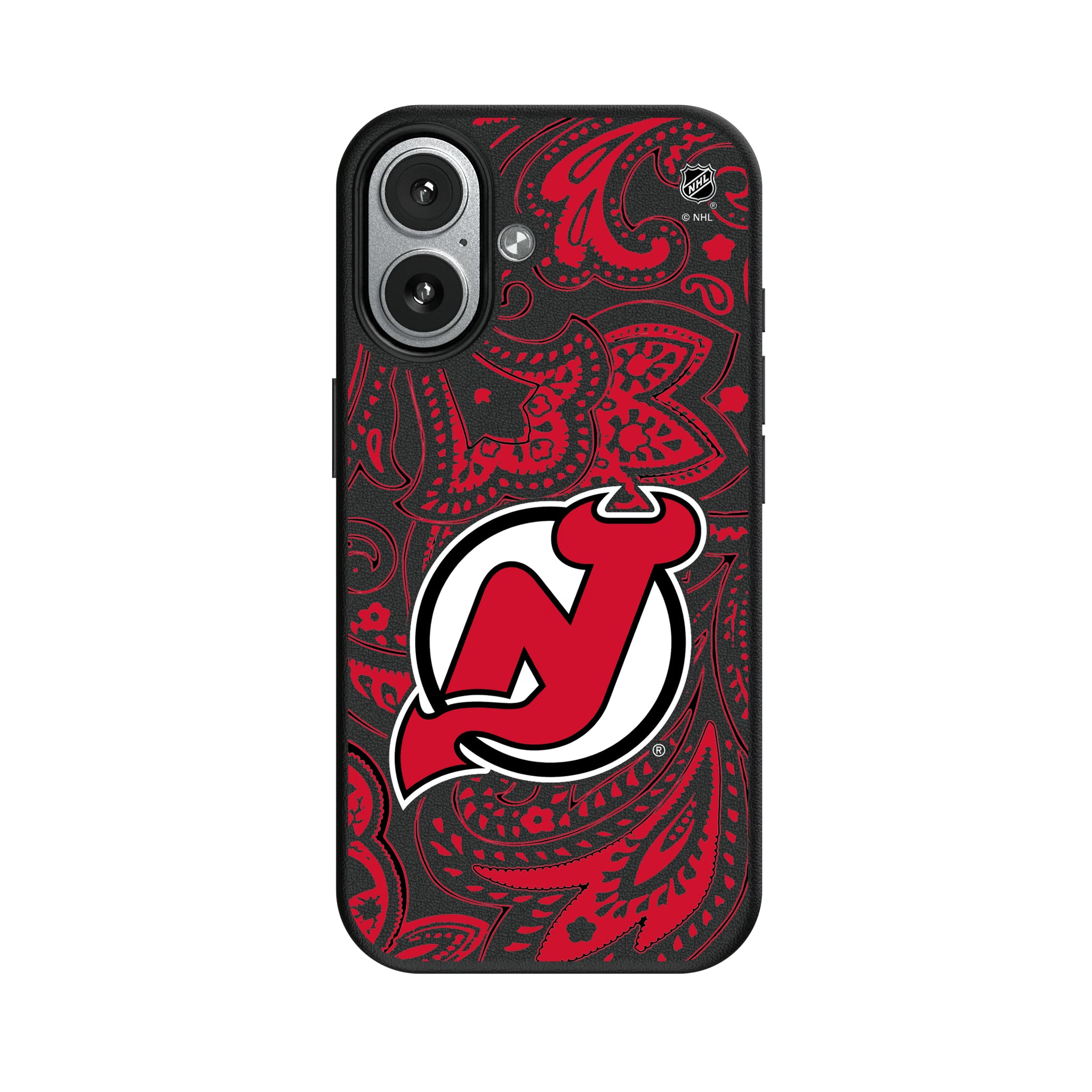 New Jersey Devils Paisley iPhone MagSafe Compatible Phone Case for Apple iPhone#Device_iPhone 17