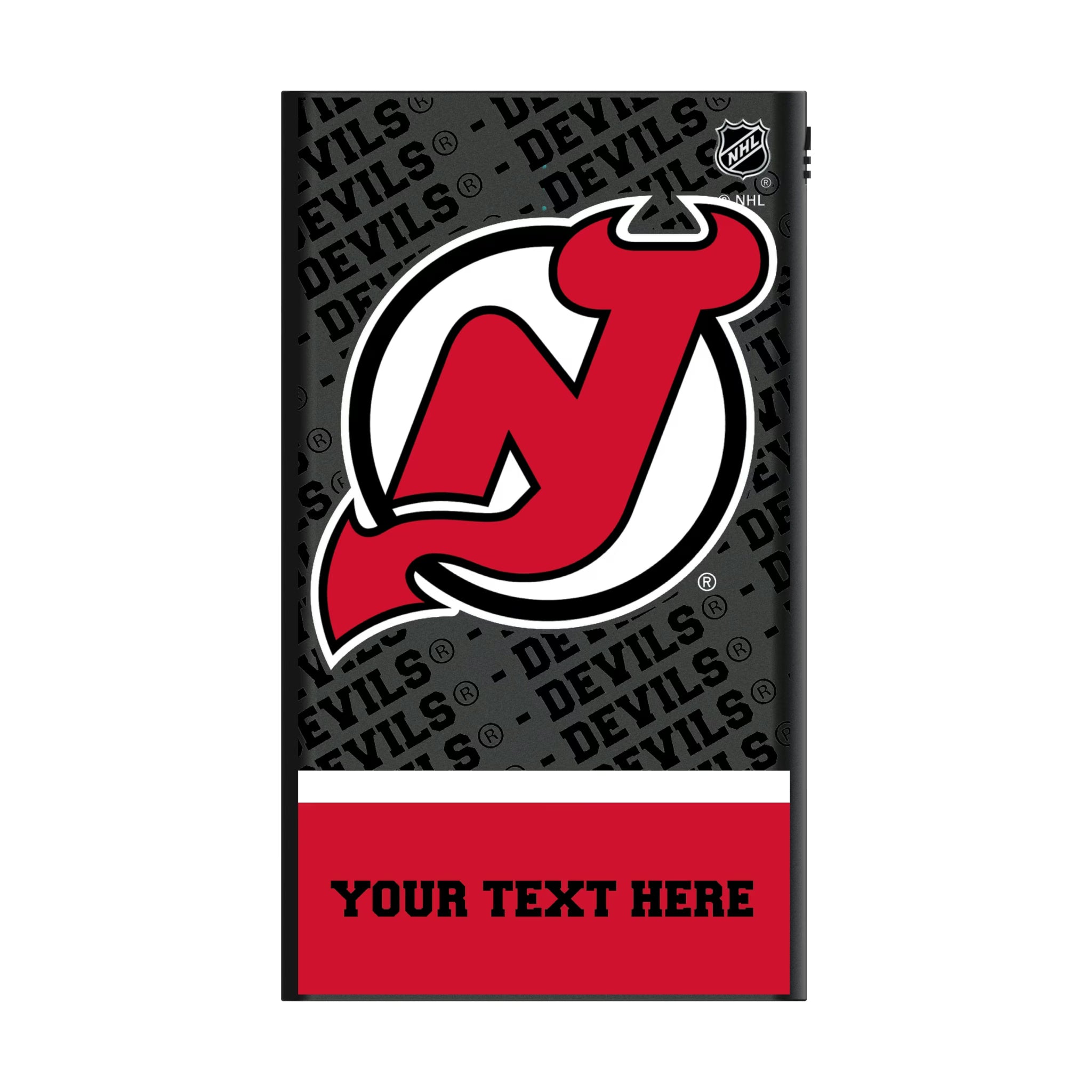 New Jersey Devils Personalized EndZone Plus 5000mAh Flat Powerbank