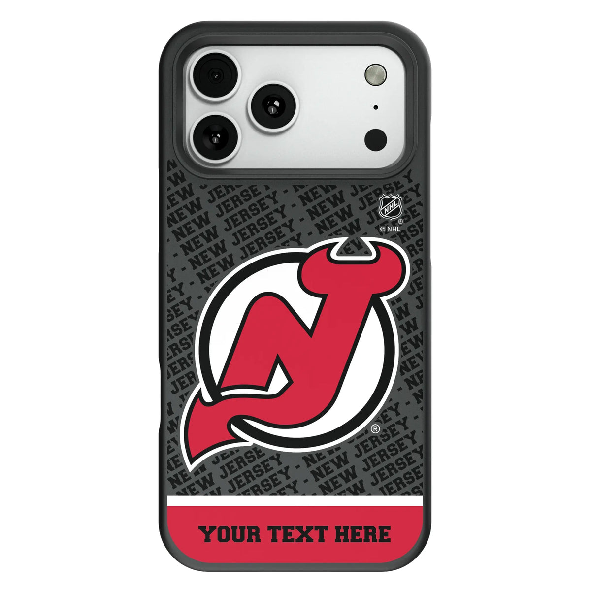 New Jersey Devils Personalized EndZone Plus Bump Phone Case for Apple iPhone