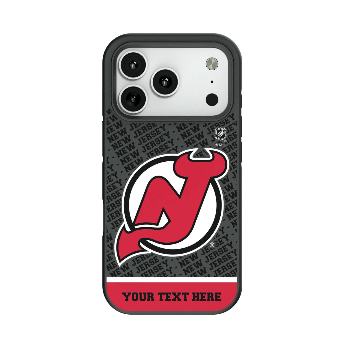 New Jersey Devils Personalized EndZone Plus Bump Phone Case for Apple iPhone