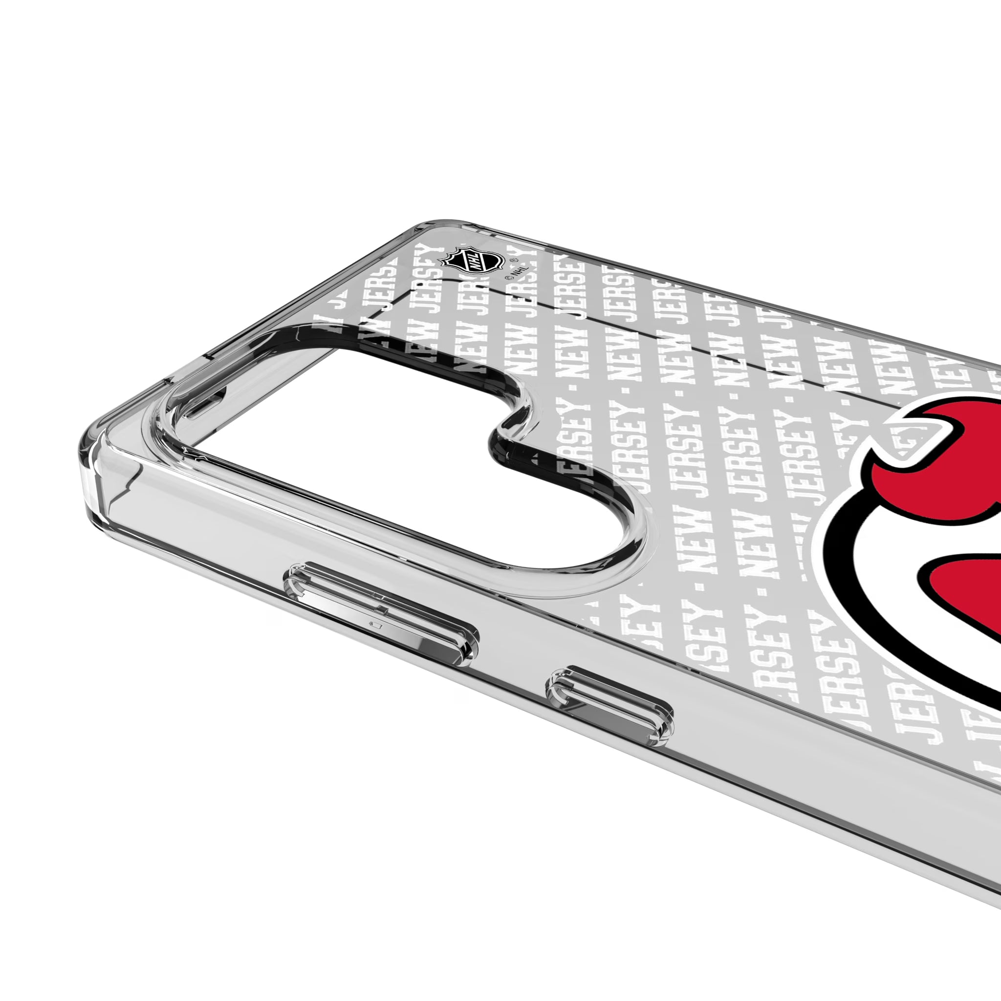 New Jersey Devils Personalized EndZone Plus Galaxy Clear Phone Case for Samsung Galaxy - Detail
