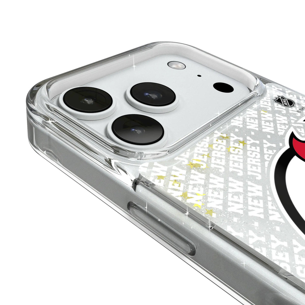New Jersey Devils Personalized EndZone Plus iPhone Glitter Phone Case for Apple iPhone - Detail#Device_iPhone 18 Pro