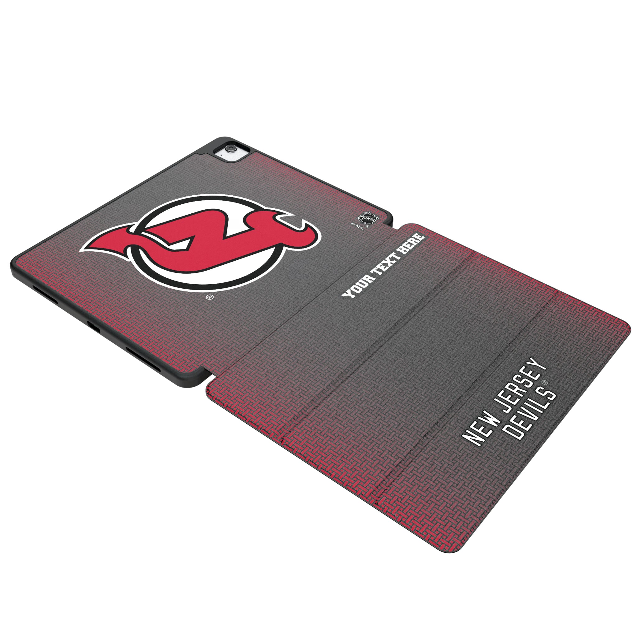 New Jersey Devils Personalized Linen iPad Tablet Case for Apple iPad