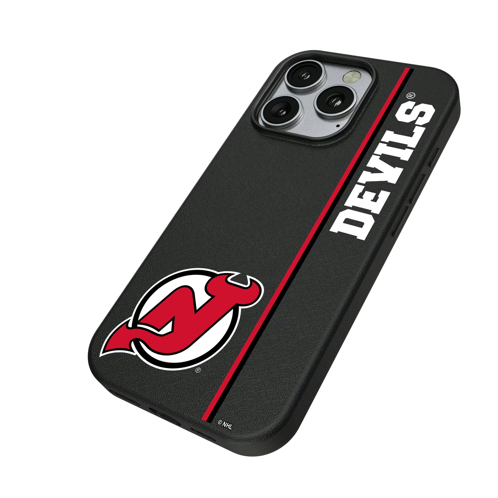 New Jersey Devils Personalized Sidebard iPhone MagSafe Compatible Phone Case for Apple iPhone - Isometric View