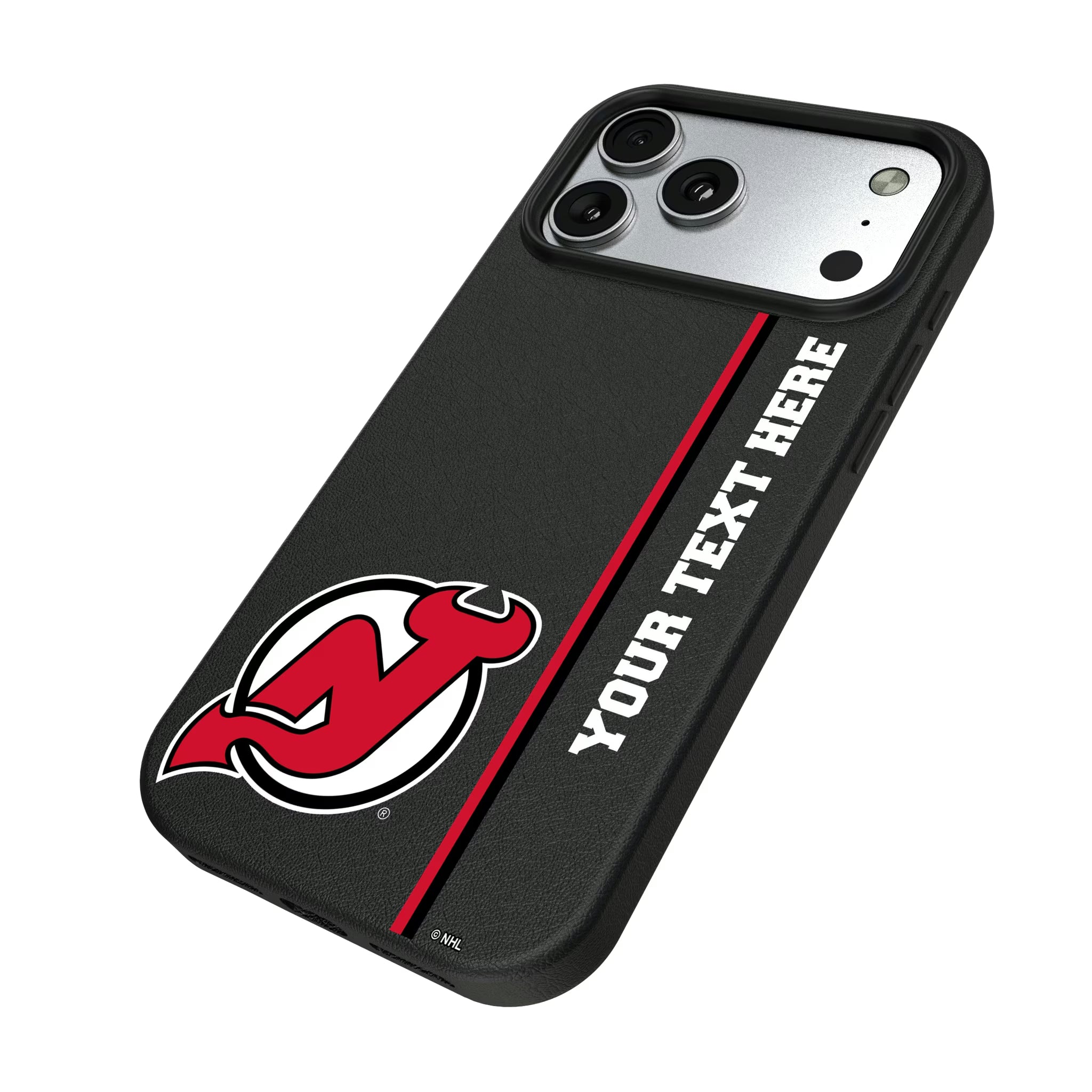 New Jersey Devils Personalized Sidebard iPhone MagSafe Compatible Phone Case for Apple iPhone - Isometric View#Device_iPhone 17 Pro Max