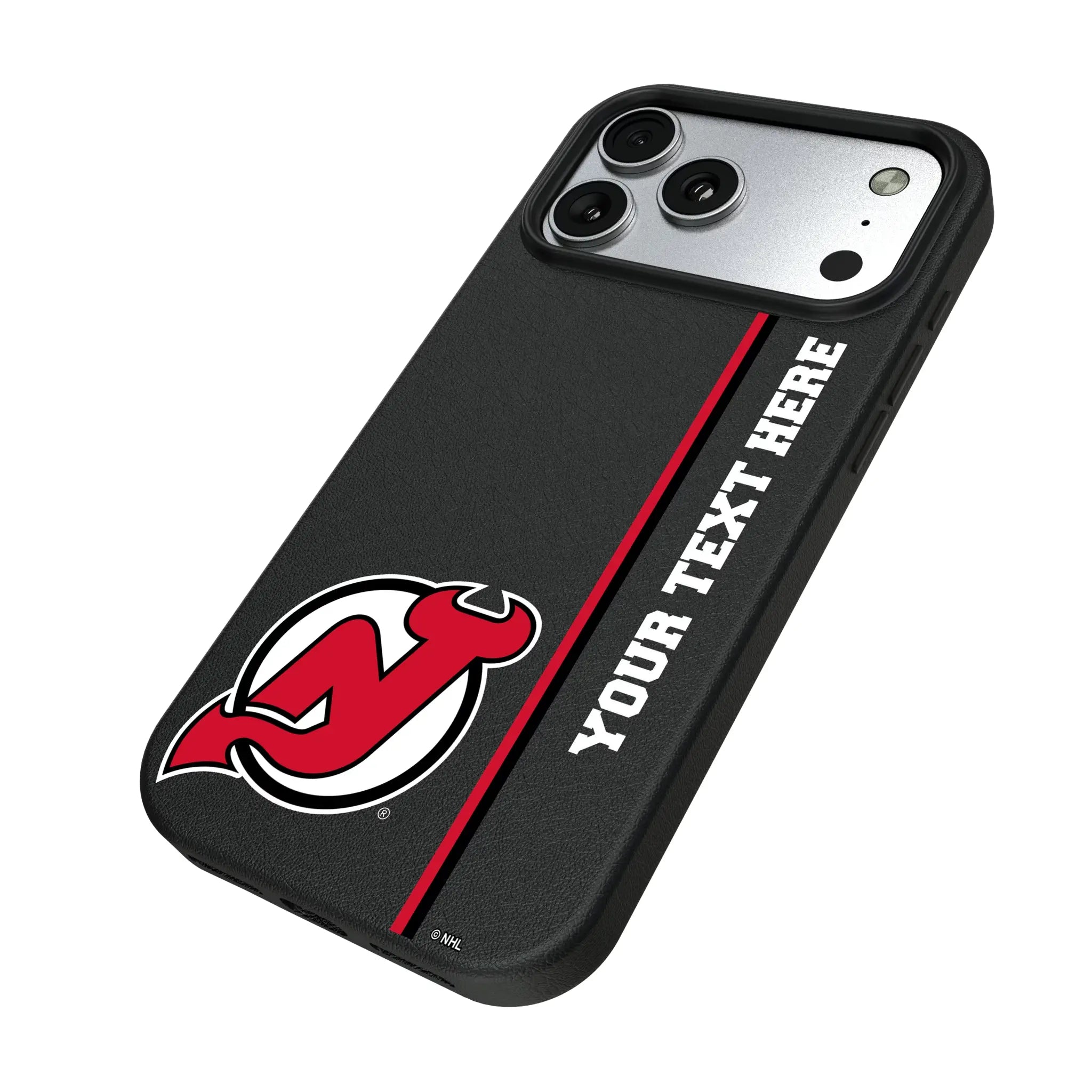 New Jersey Devils Personalized Sidebard iPhone MagSafe Compatible Phone Case for Apple iPhone - Isometric View#Device_iPhone 17 Pro Max