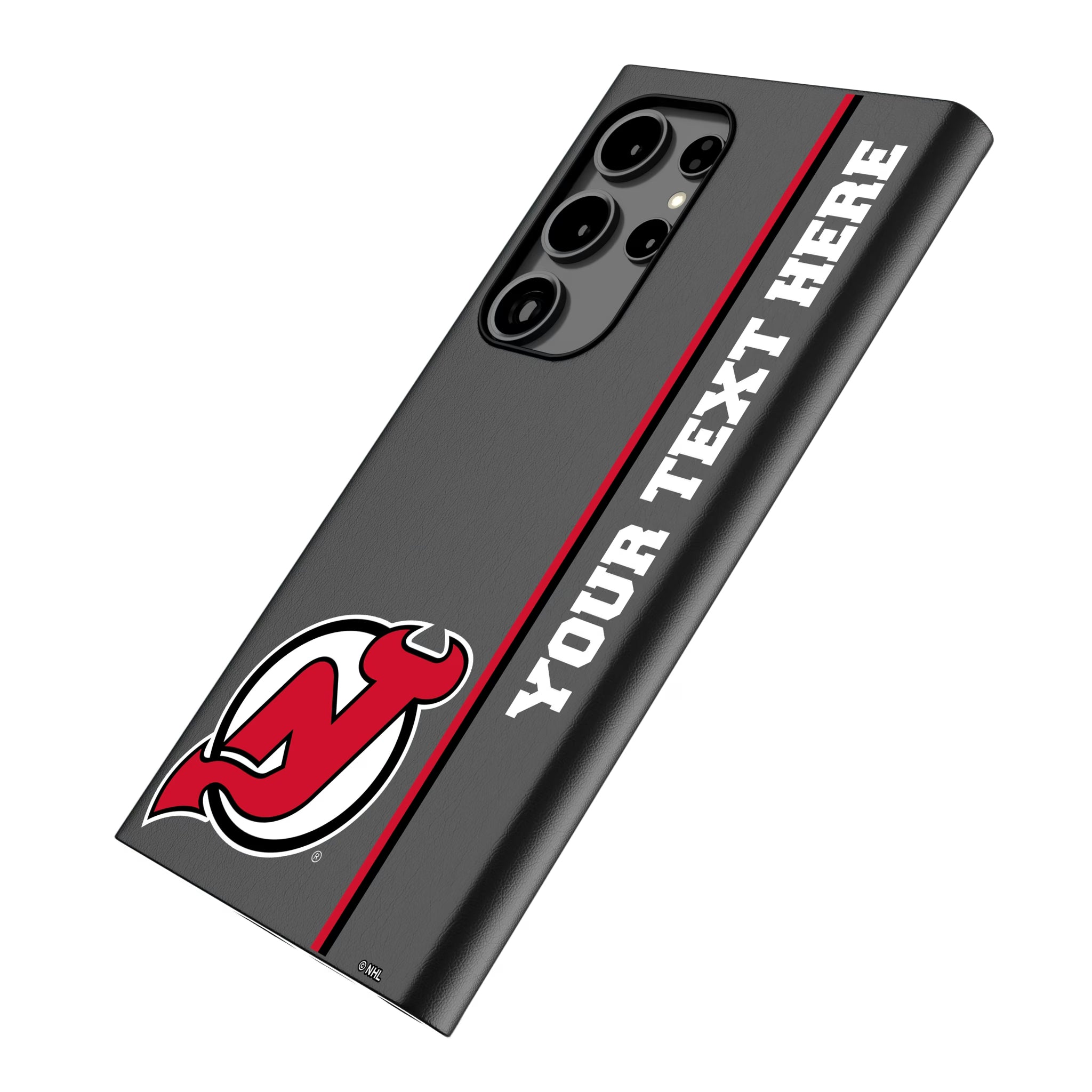 New Jersey Devils Personalized Sidebard Galaxy MagSafe Compatible Phone Case for Samsung Galaxy - Isometric View