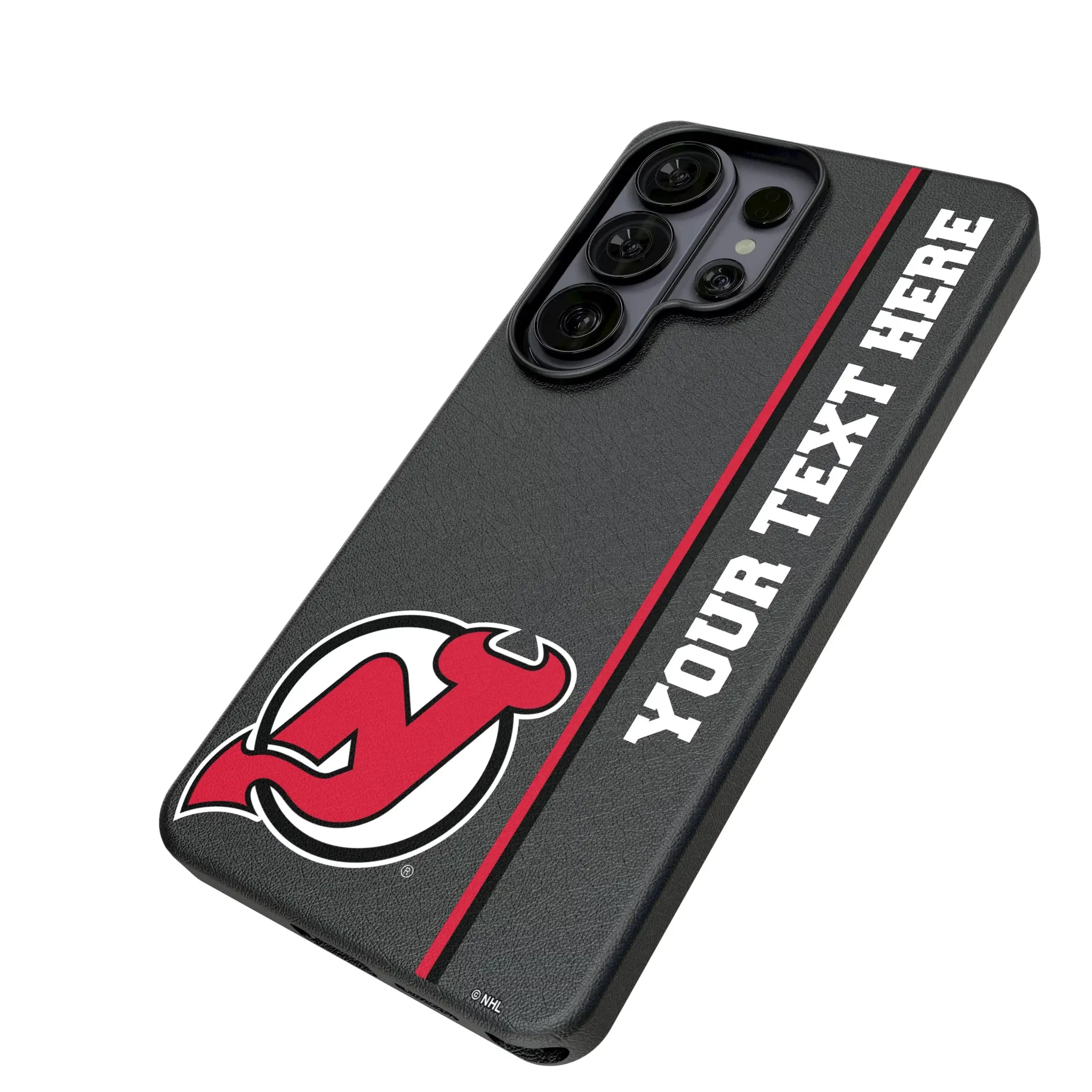 New Jersey Devils Personalized Sidebard Galaxy MagSafe Compatible Phone Case for Samsung Galaxy - Isometric View#Device_Galaxy S26 Ultra