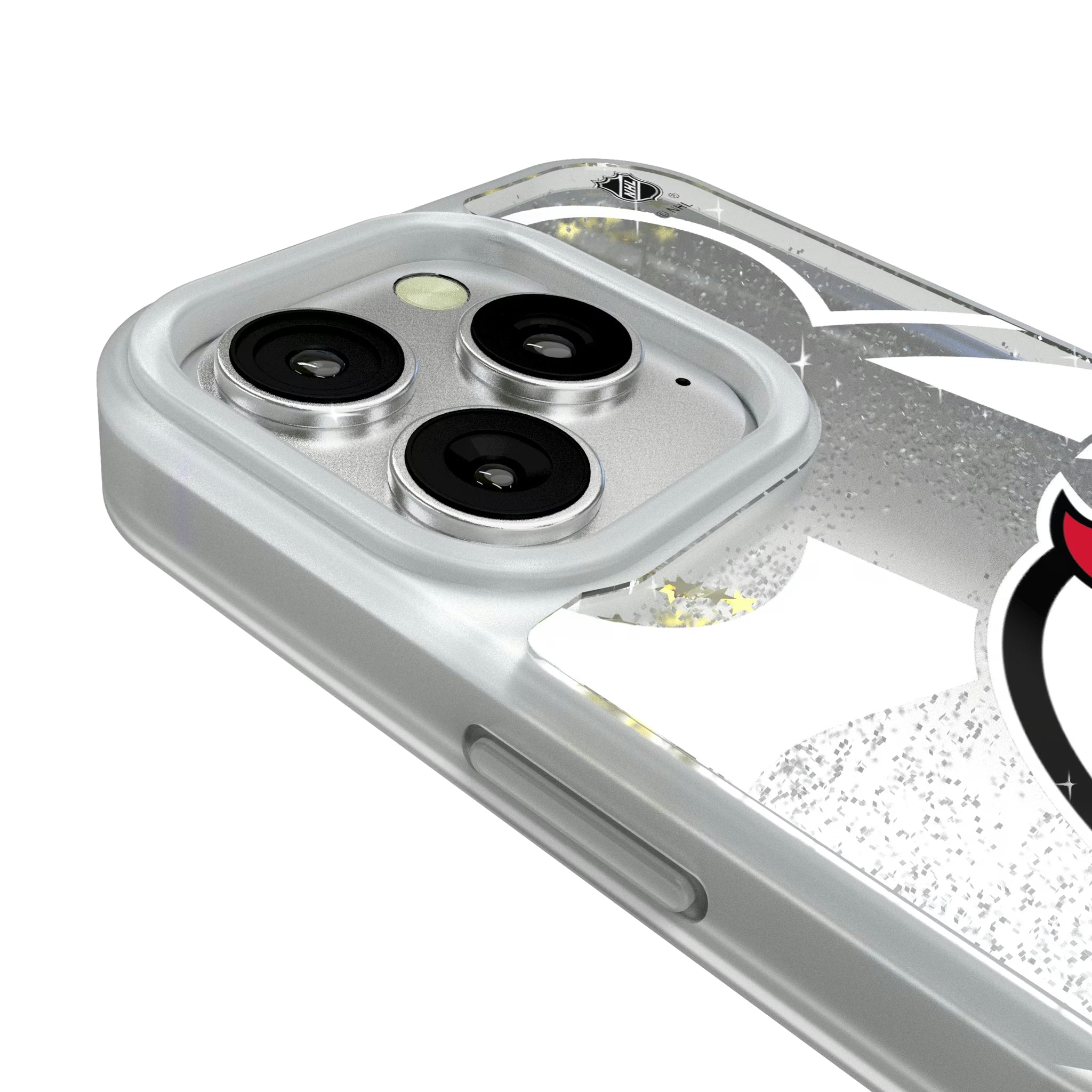 New Jersey Devils Personalized Tilt iPhone Glitter Phone Case for Apple iPhone - Detail#Device_iPhone 16 Pro