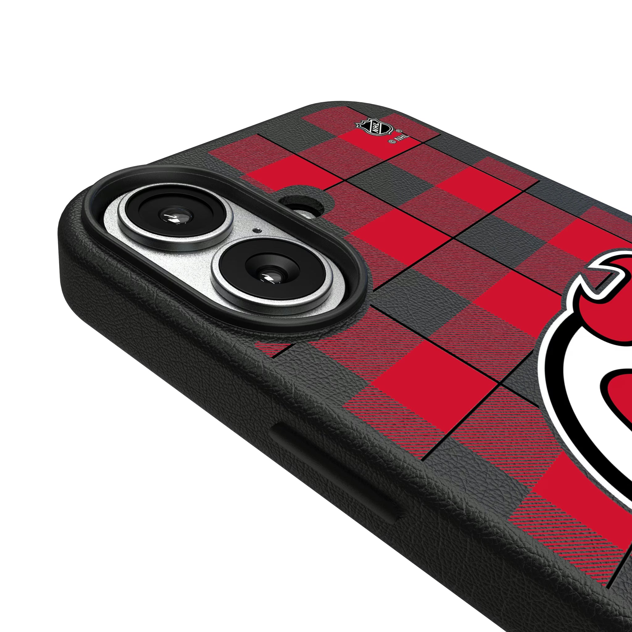 New Jersey Devils Plaid iPhone MagSafe Compatible Phone Case for Apple iPhone - Detail#Device_iPhone 17