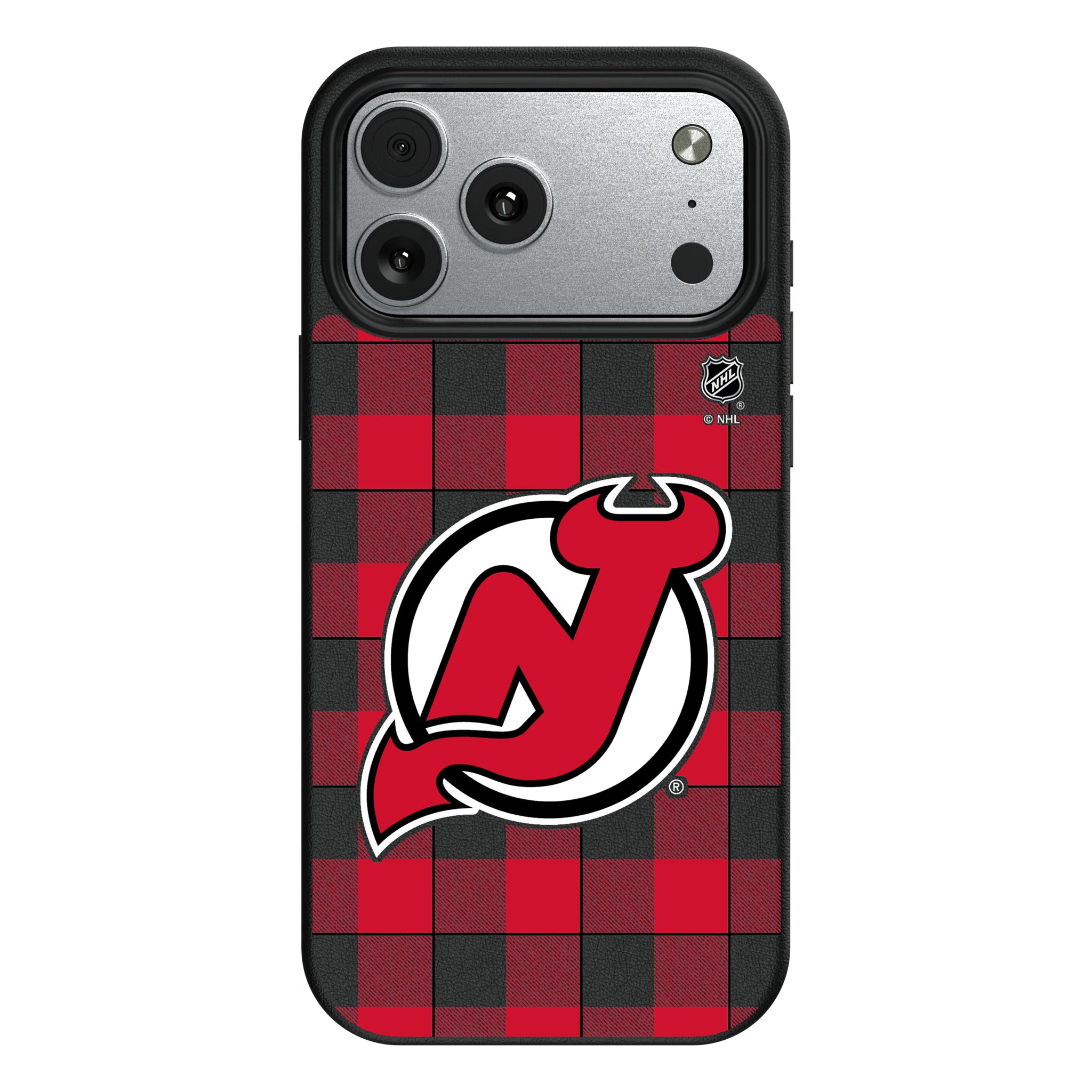 New Jersey Devils Plaid iPhone MagSafe Compatible Phone Case for Apple iPhone#Device_iPhone 17 Pro Max