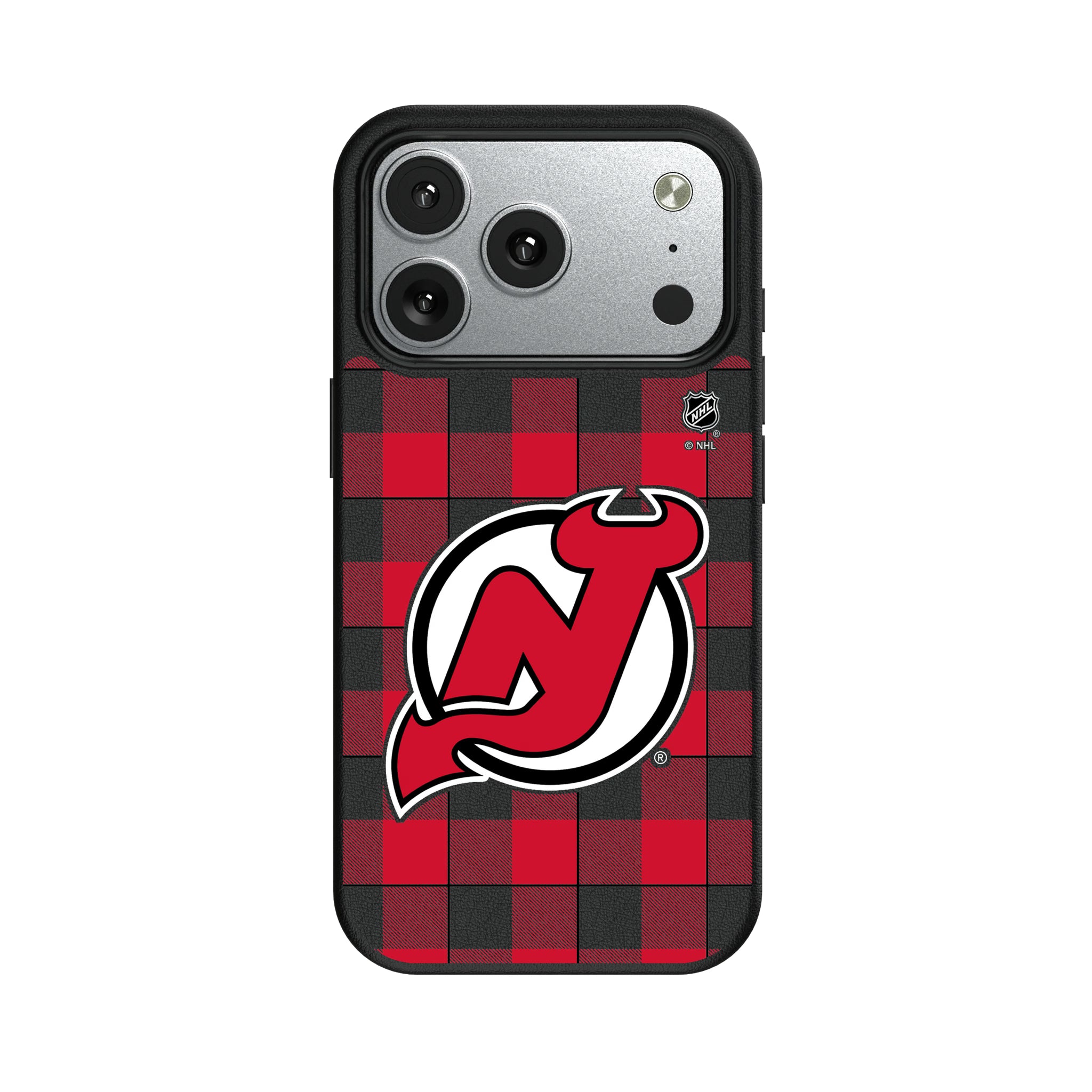 New Jersey Devils Plaid iPhone MagSafe Compatible Phone Case for Apple iPhone#Device_iPhone 17 Pro