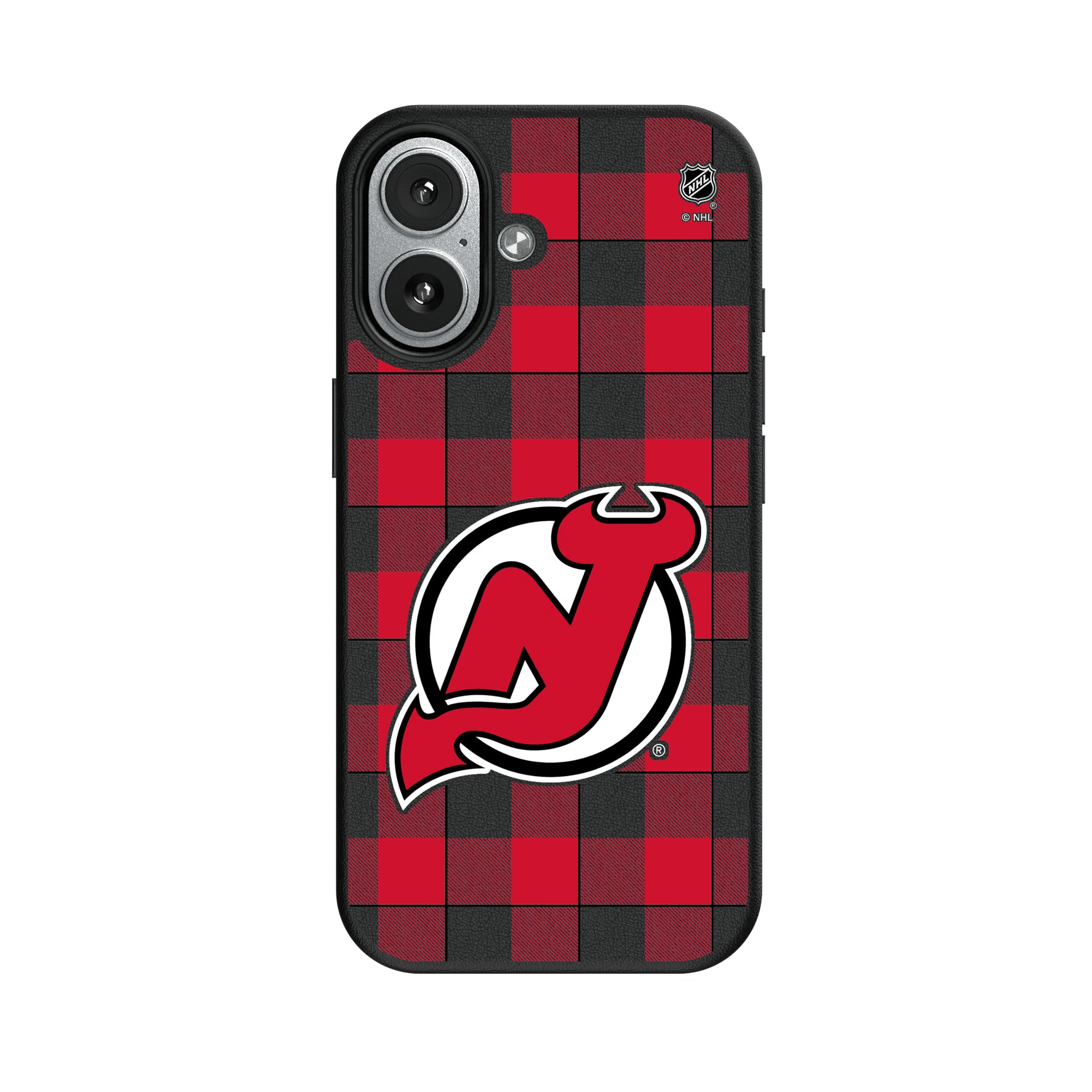 New Jersey Devils Plaid iPhone MagSafe Compatible Phone Case for Apple iPhone#Device_iPhone 17