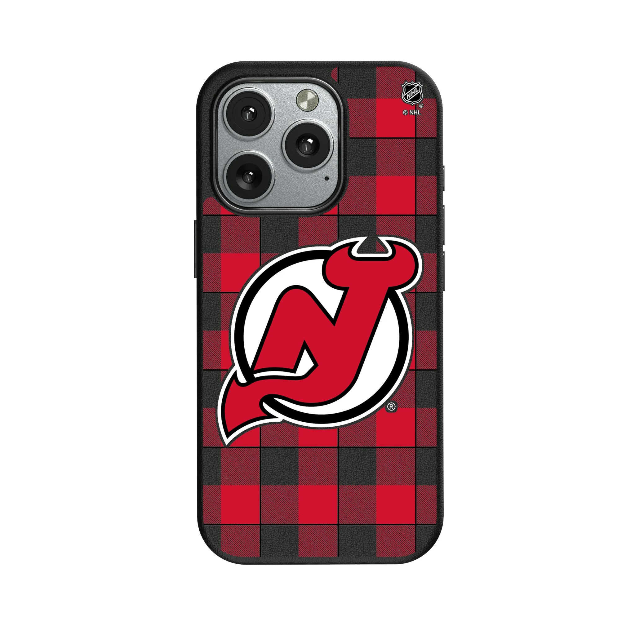 New Jersey Devils Plaid iPhone MagSafe Compatible Phone Case for Apple iPhone