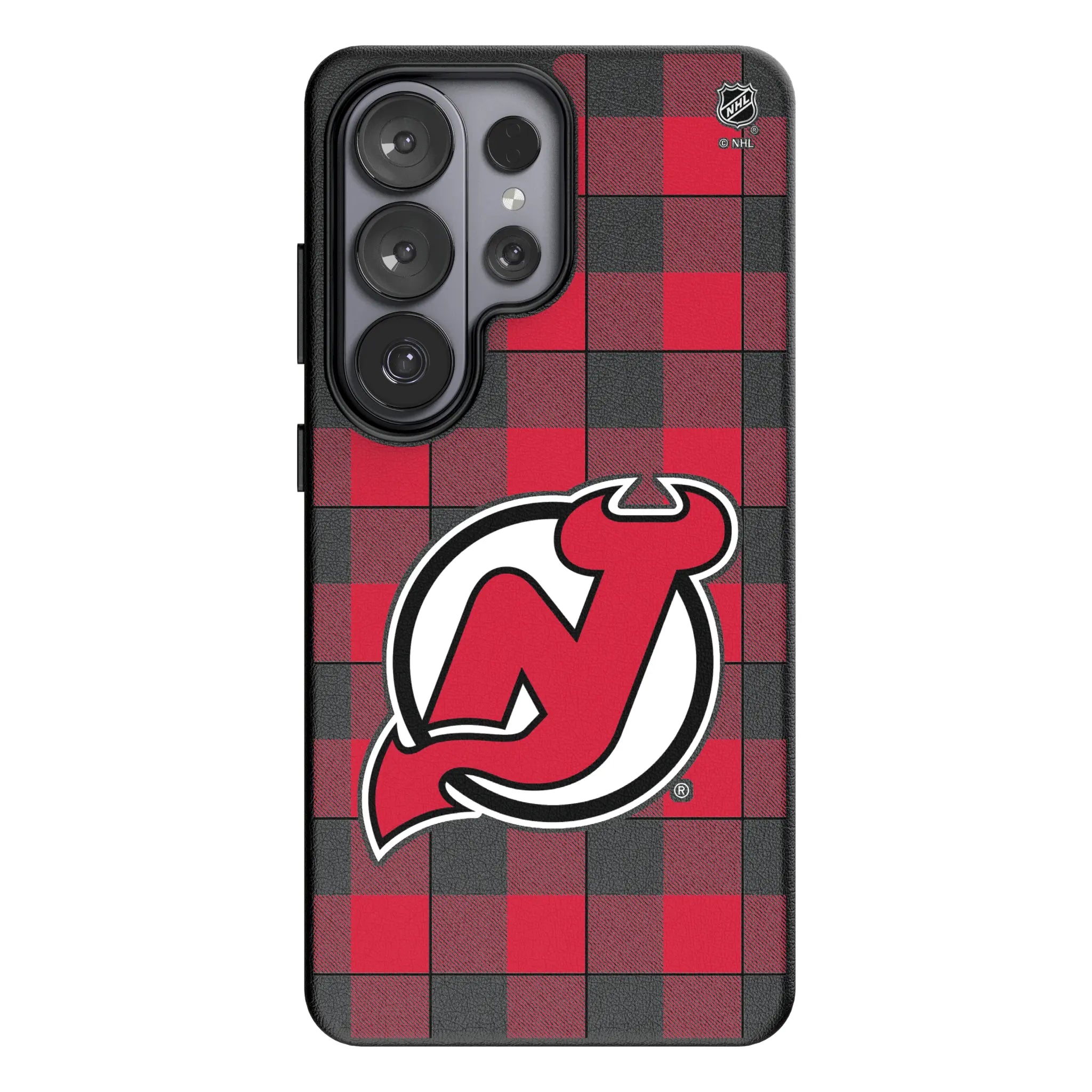 New Jersey Devils Plaid Galaxy MagSafe Compatible Phone Case for Samsung Galaxy#Device_Galaxy S26 Ultra