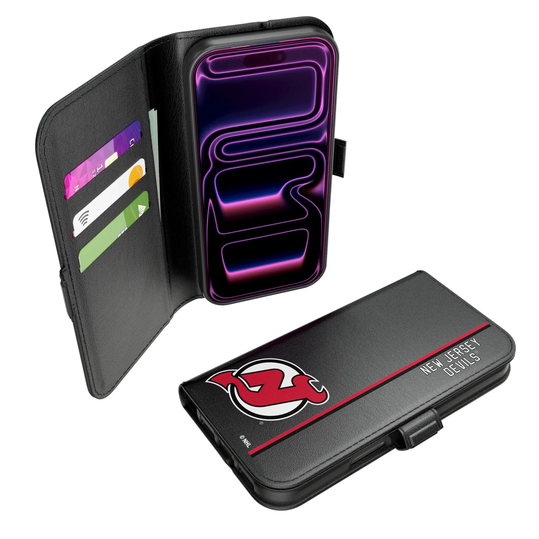 New Jersey Devils Sidebar iPhone Folio Phone Case for Apple iPhone#Device_iPhone 17 Pro