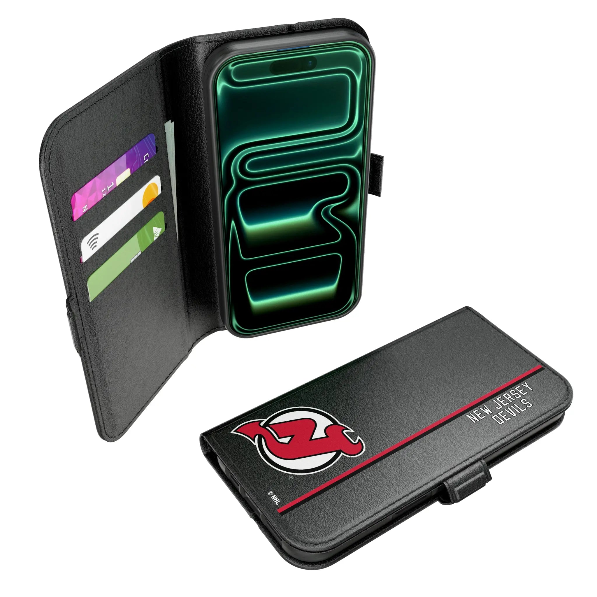 New Jersey Devils Sidebar iPhone Folio Phone Case for Apple iPhone#Device_iPhone 17