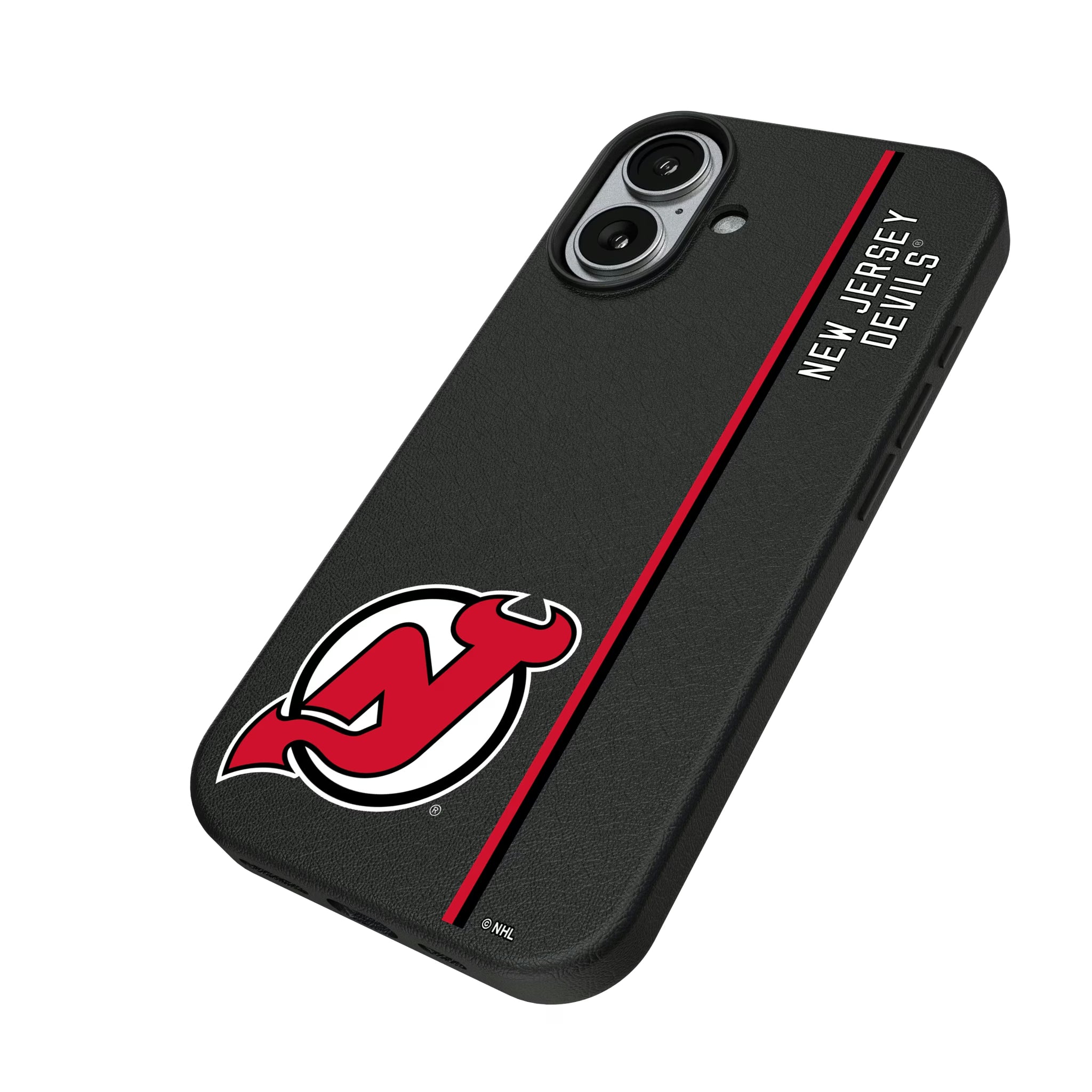 New Jersey Devils Sidebar iPhone MagSafe Compatible Phone Case for Apple iPhone - Isometric View#Device_iPhone 17