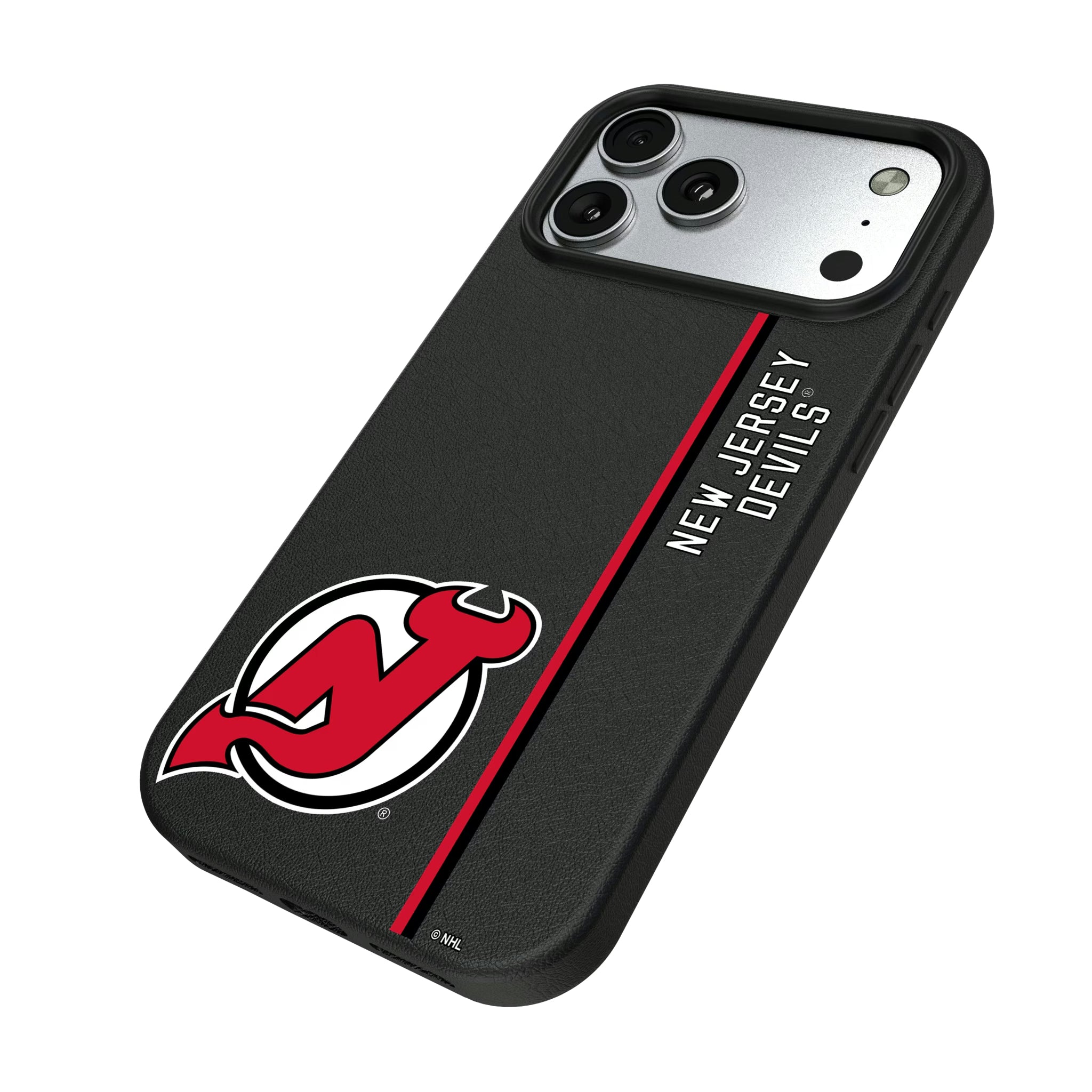 New Jersey Devils Sidebar iPhone MagSafe Compatible Phone Case for Apple iPhone - Isometric View#Device_iPhone 17 Pro Max