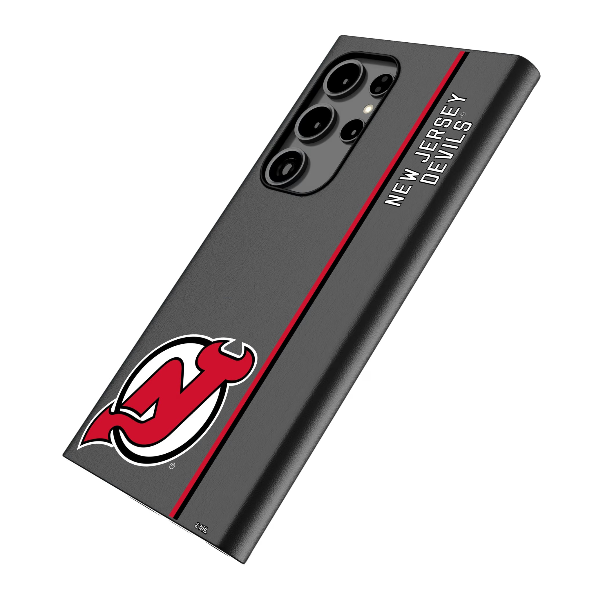 New Jersey Devils Sidebar Galaxy MagSafe Compatible Phone Case for Samsung Galaxy - Isometric View