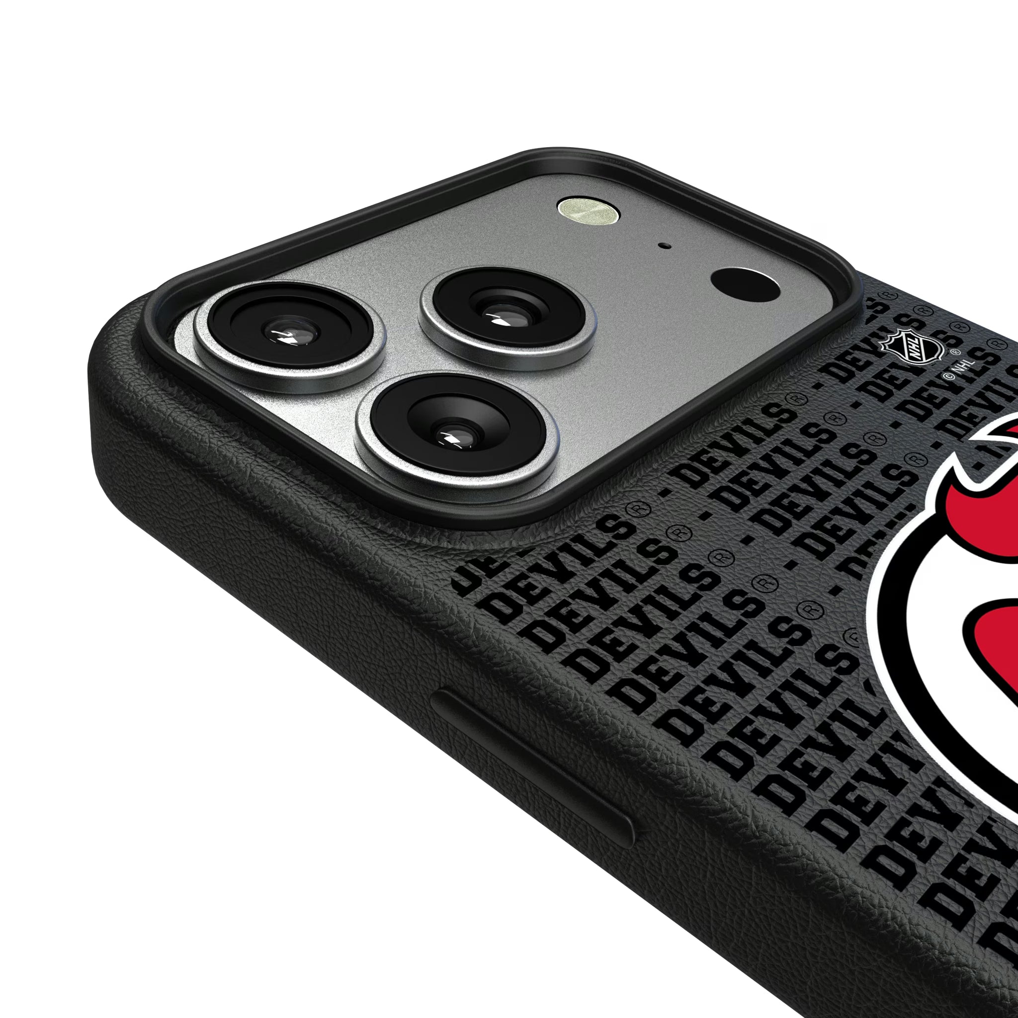 New Jersey Devils Text Backdrop iPhone MagSafe Compatible Phone Case for Apple iPhone - Detail#Device_iPhone 17 Pro